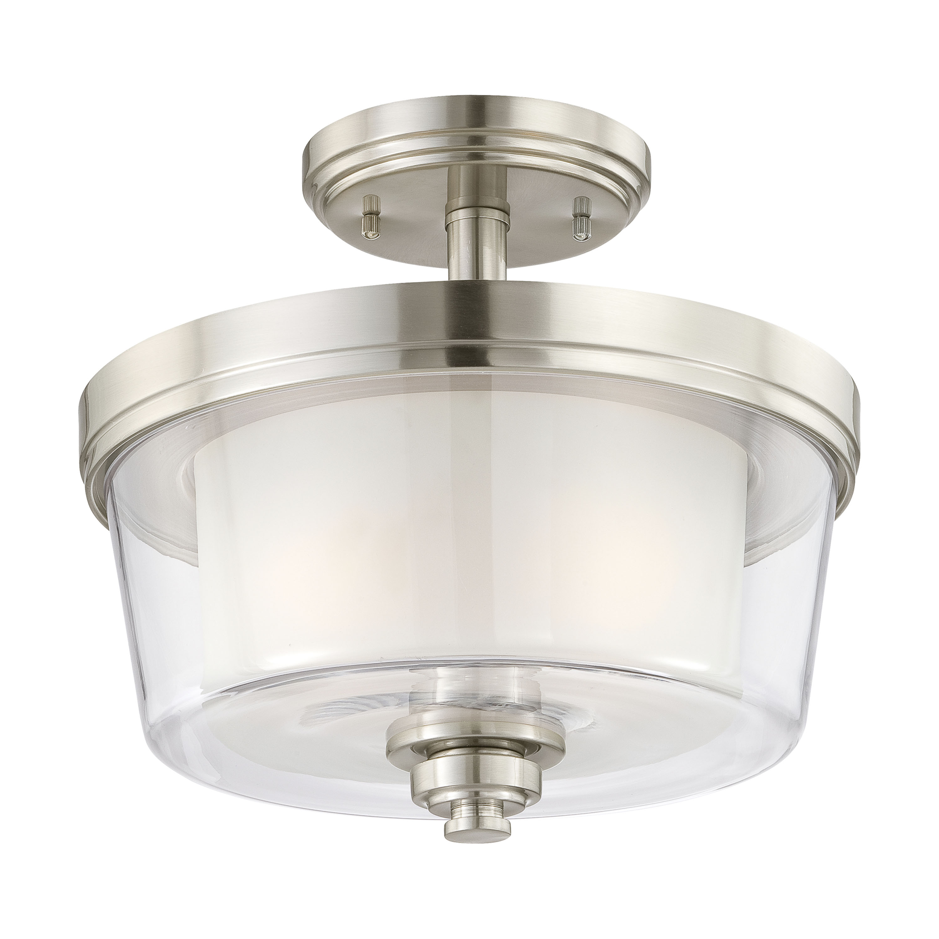 DECKER 2 LIGHT SEMI-FLUSH - 60-4653