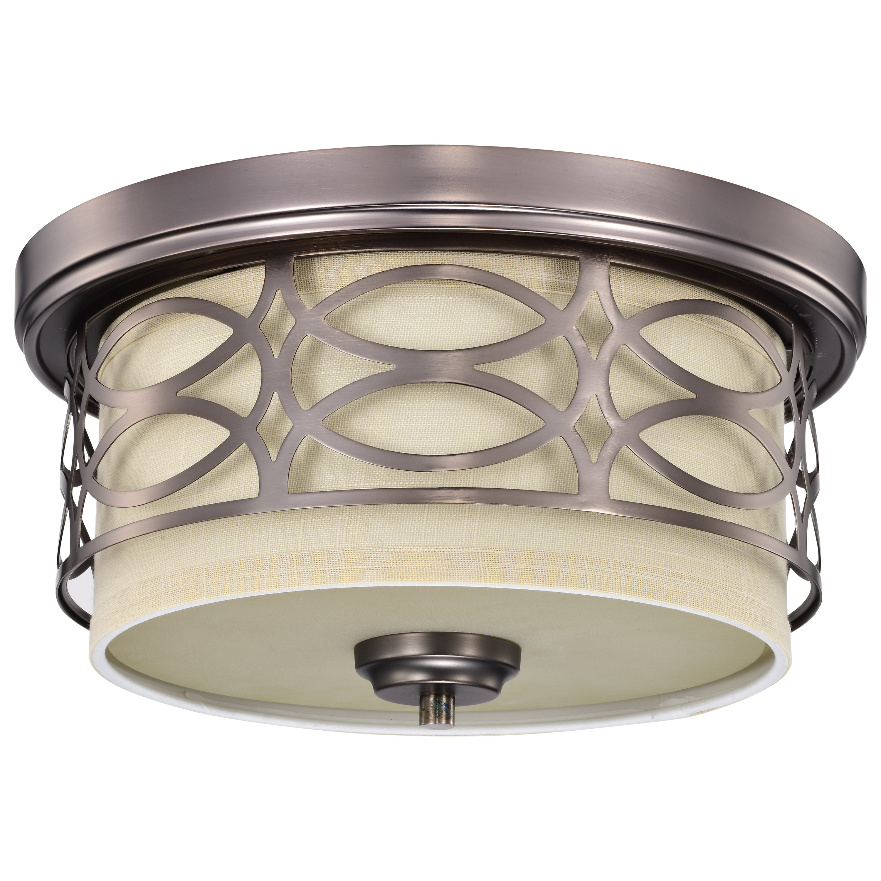 HARLOW 2 LIGHT FLUSH DOME - 60-4727