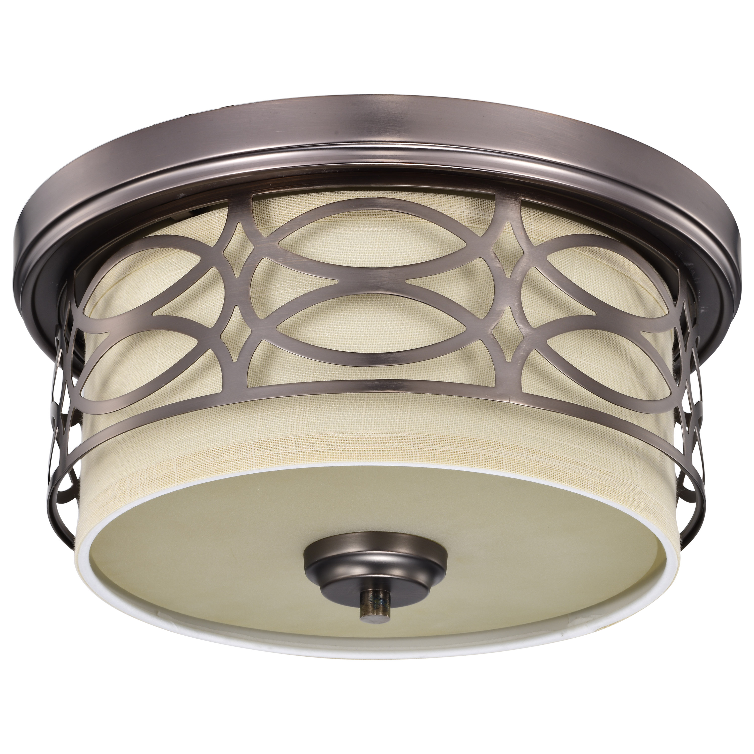 HARLOW 2 LIGHT FLUSH DOME - 60-4727