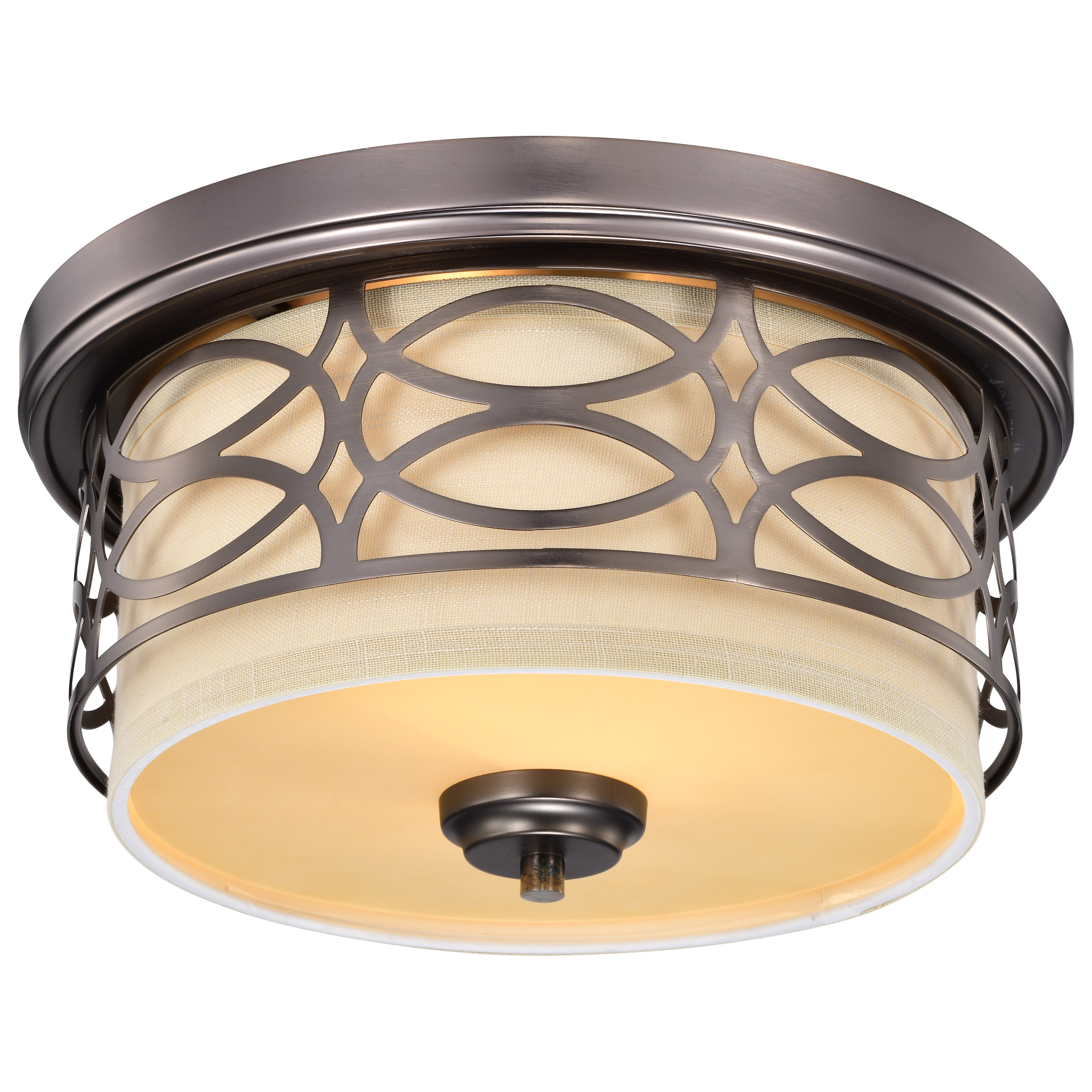 HARLOW 2 LIGHT FLUSH DOME - 60-4727