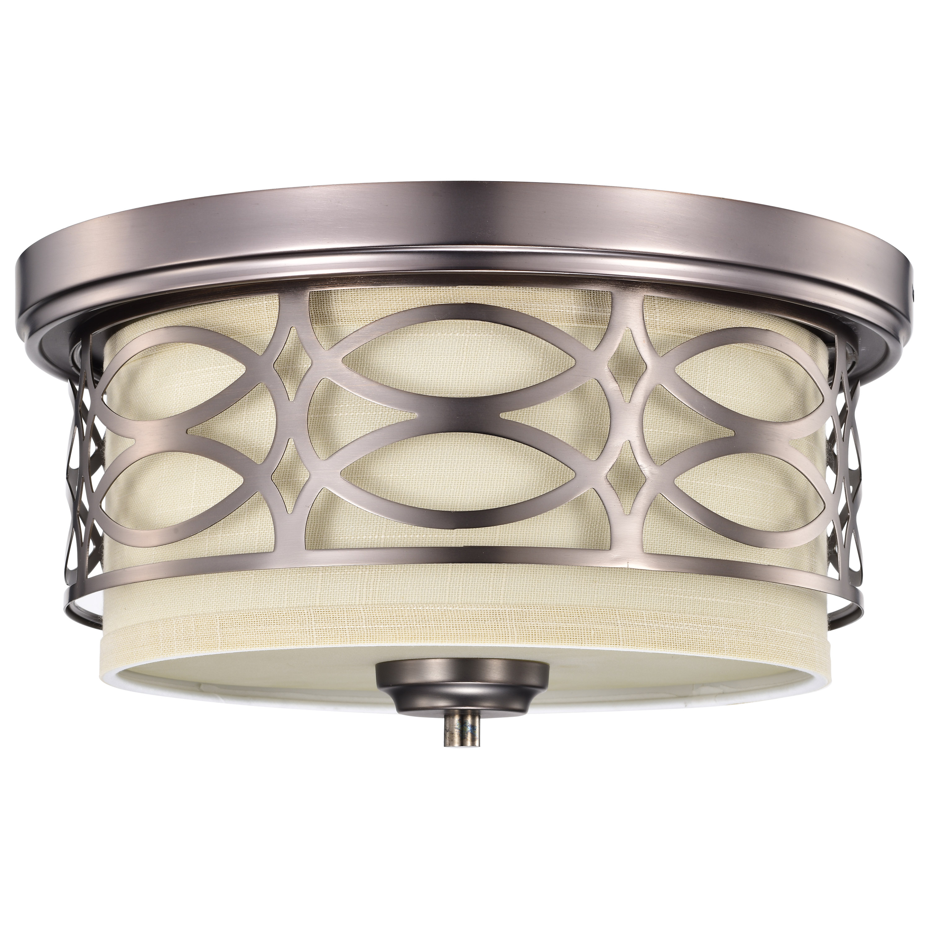 HARLOW 2 LIGHT FLUSH DOME - 60-4727