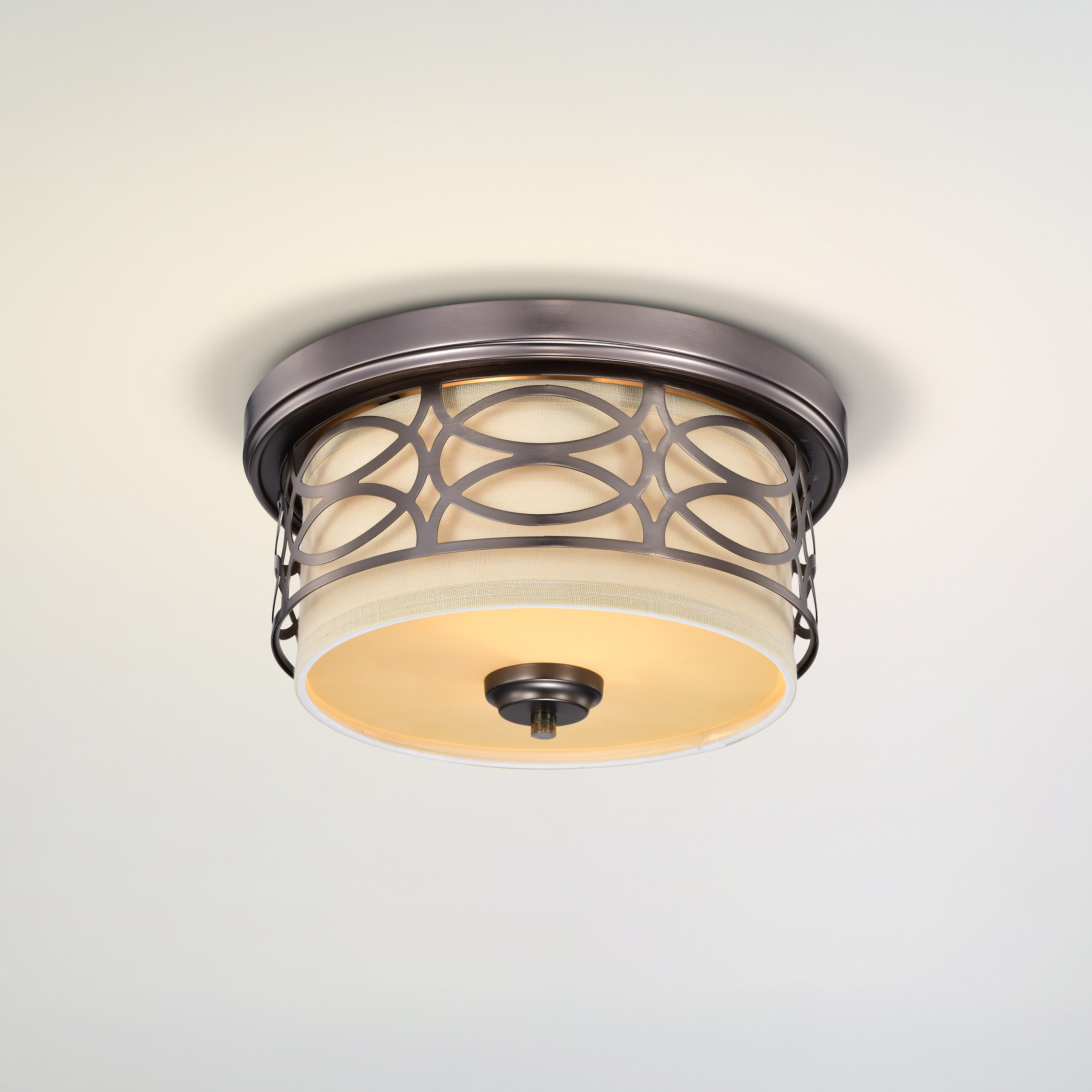 HARLOW 2 LIGHT FLUSH DOME - 60-4727