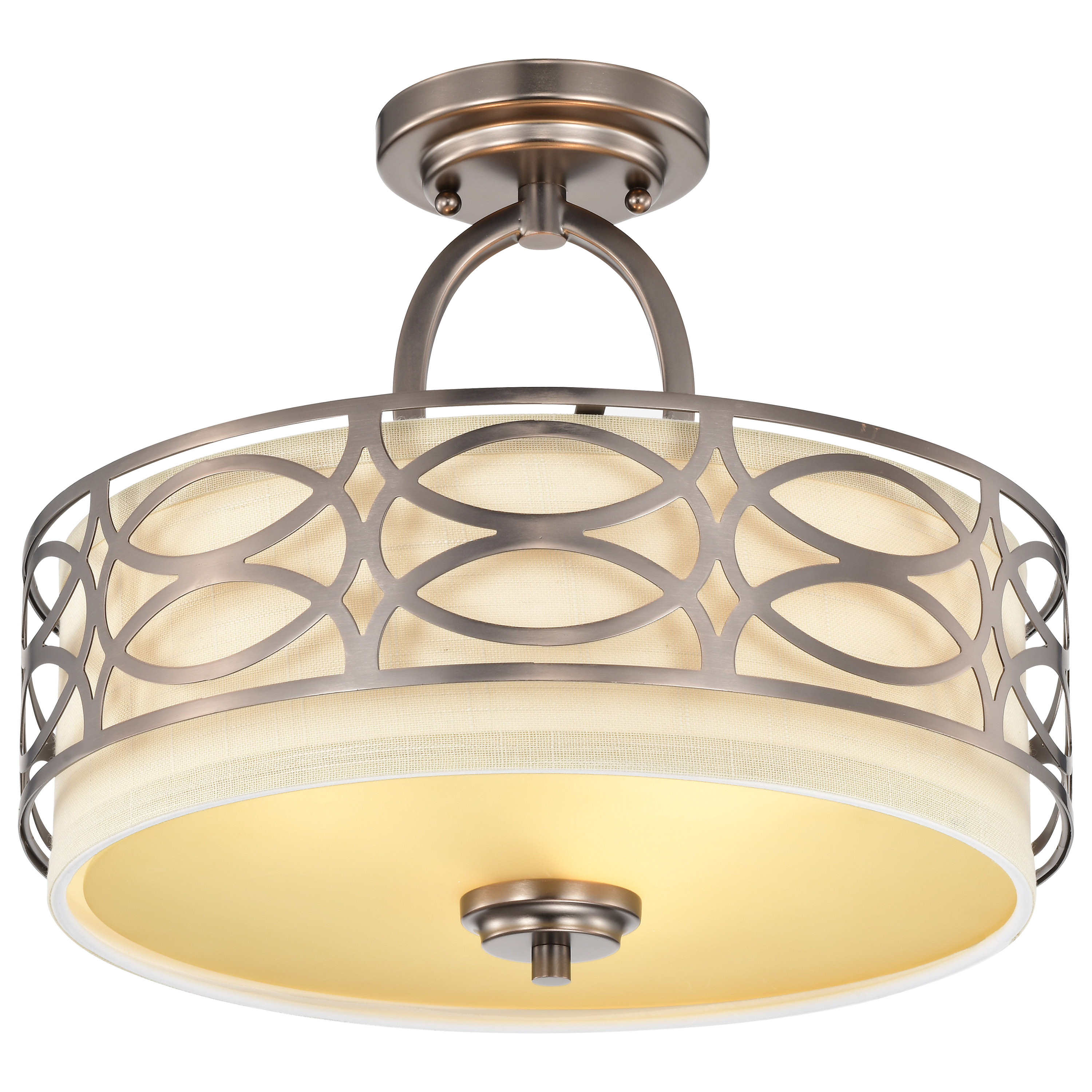 HARLOW 3 LIGHT SEMI-FLUSH - 60-4729