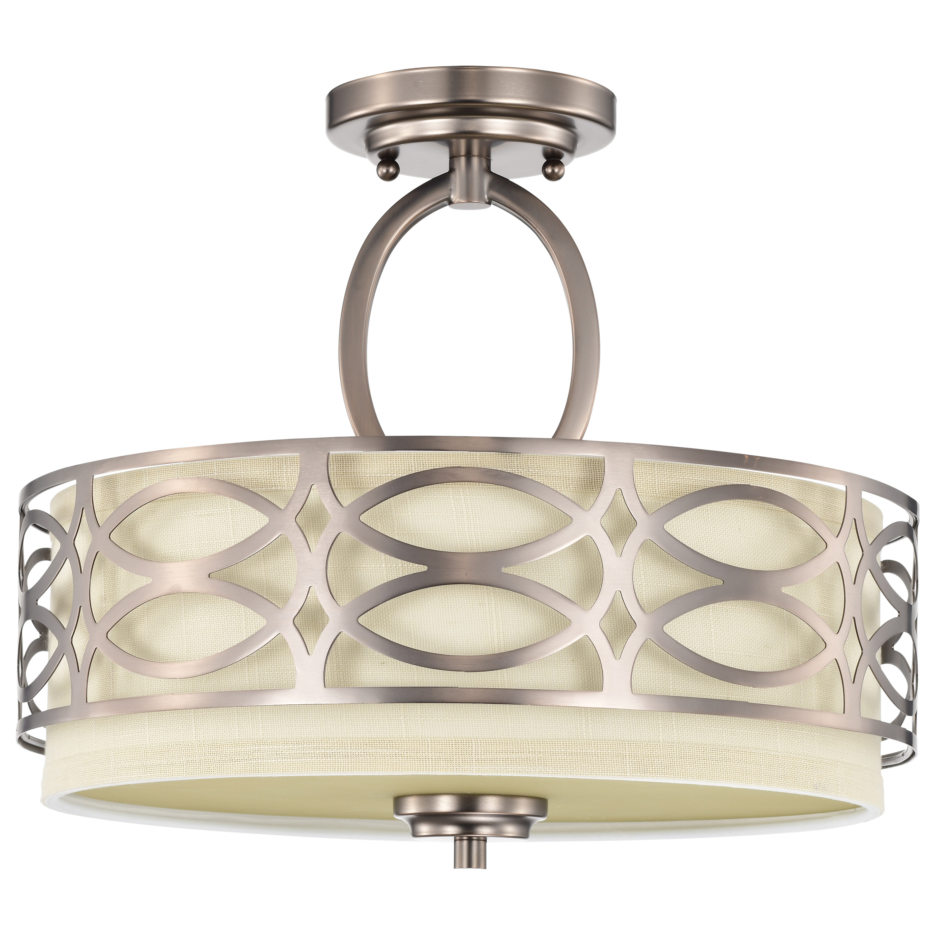 HARLOW 3 LIGHT SEMI-FLUSH - 60-4729