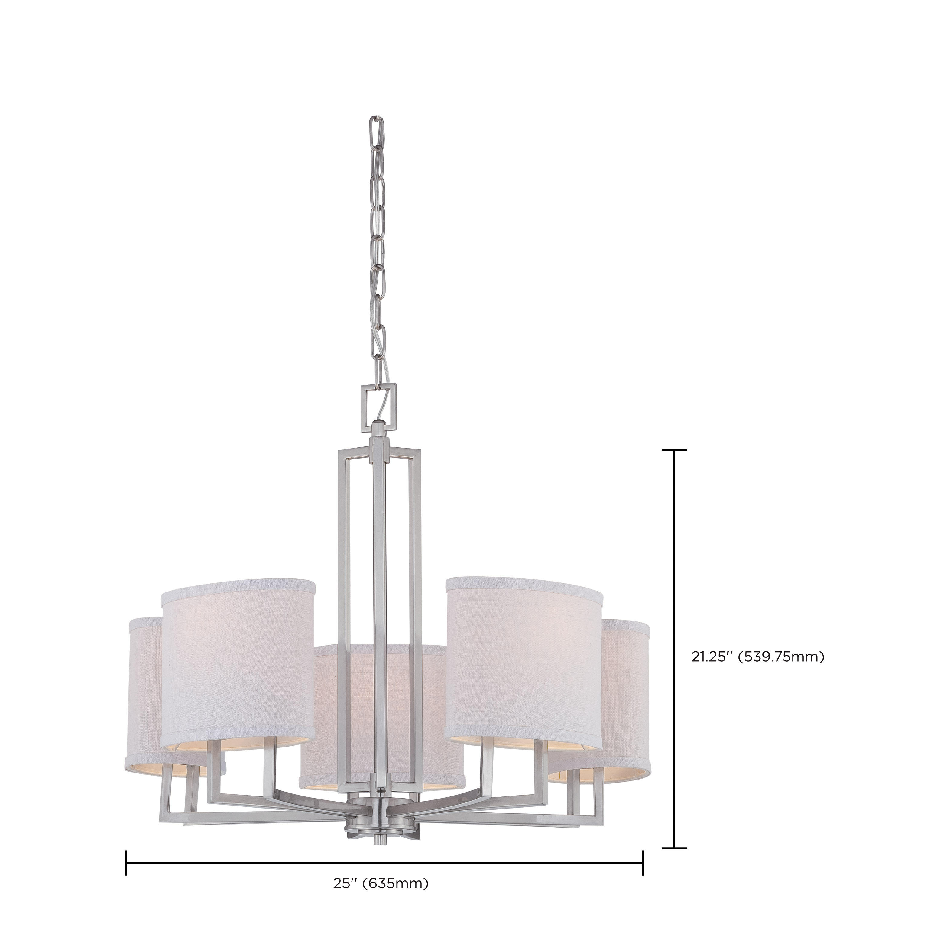 GEMINI 5 LIGHT CHANDELIER - 60-4755