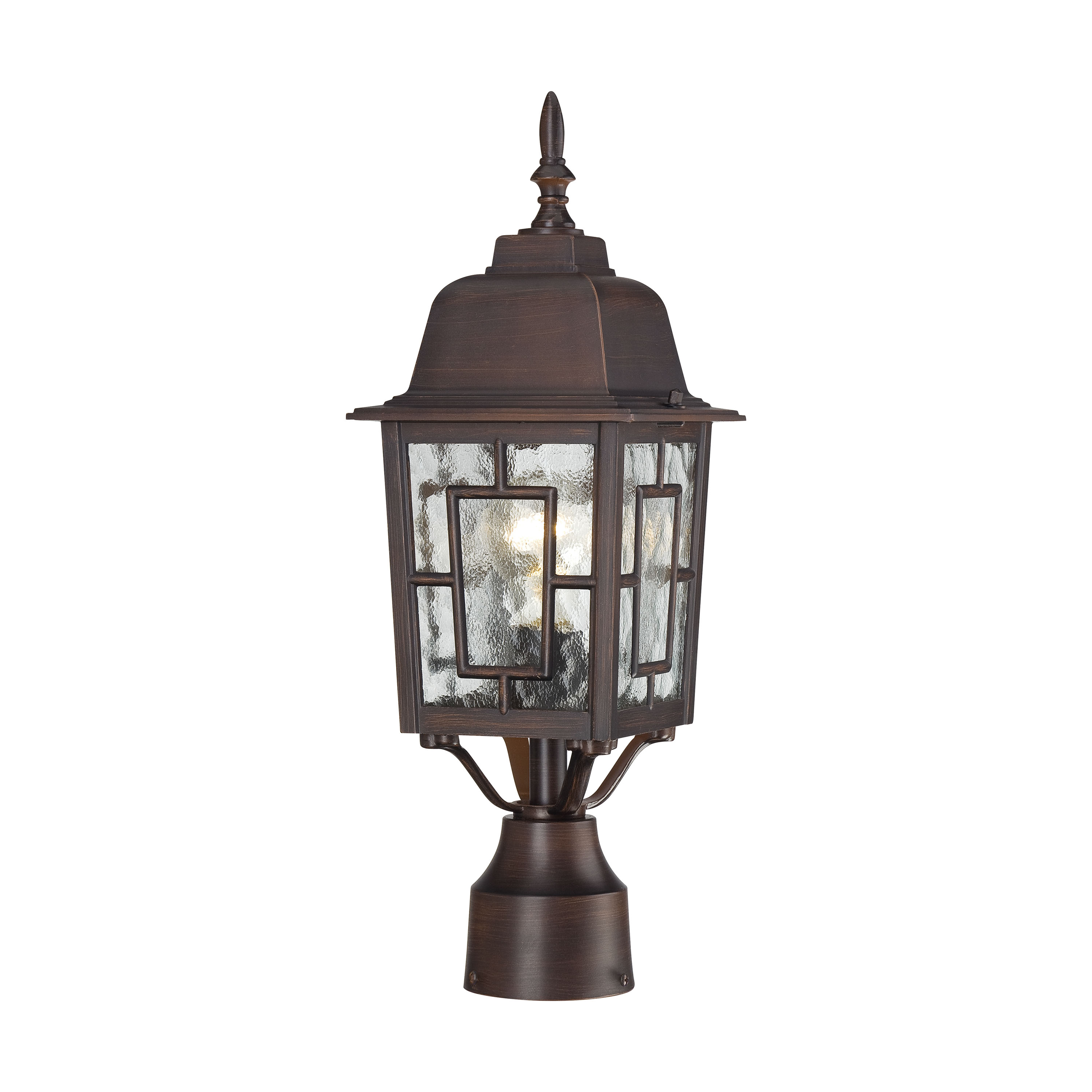 BANYAN 1 LGT 17" OUTDOOR POST - 60-4928