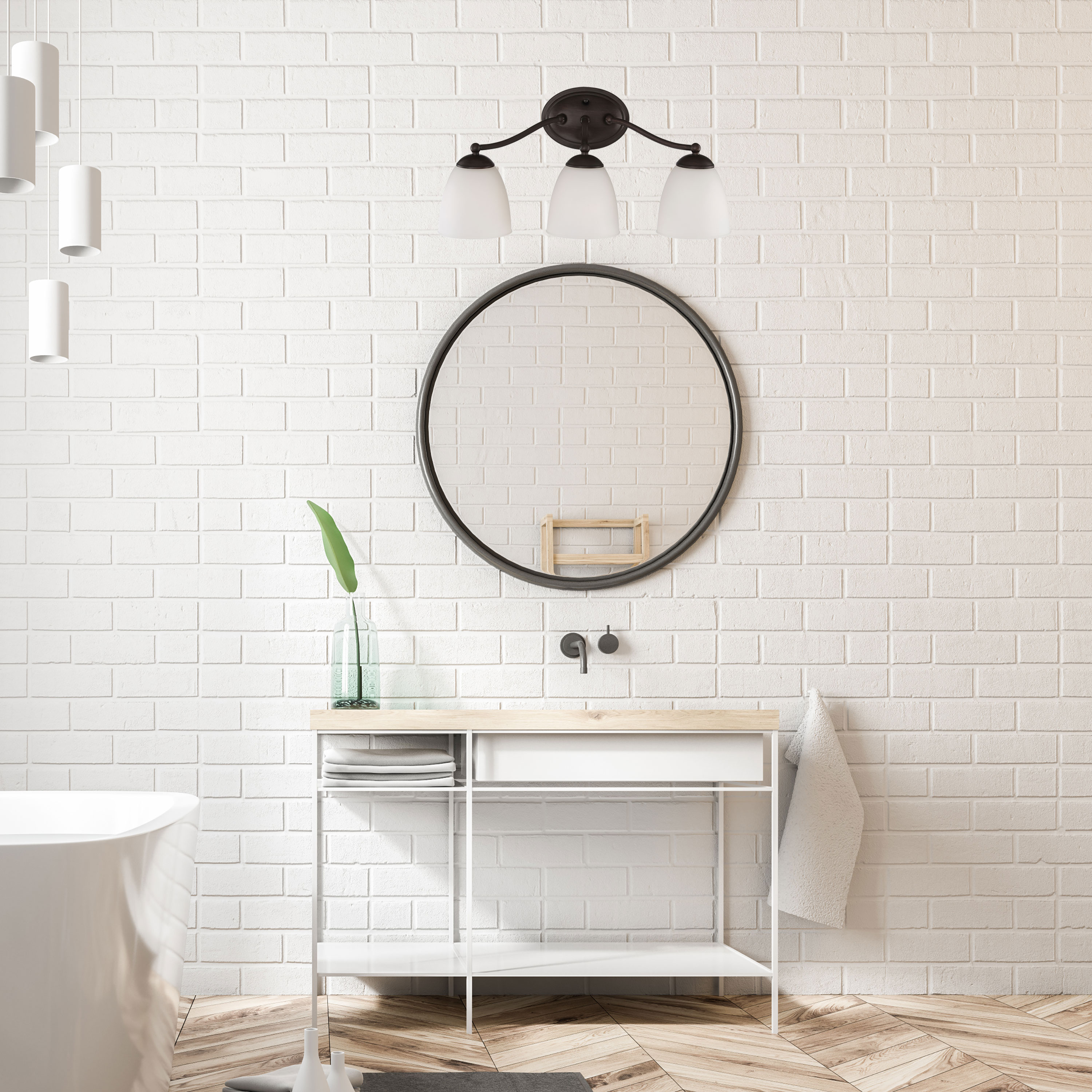 PATTON 3 LIGHT VANITY - 60-5133