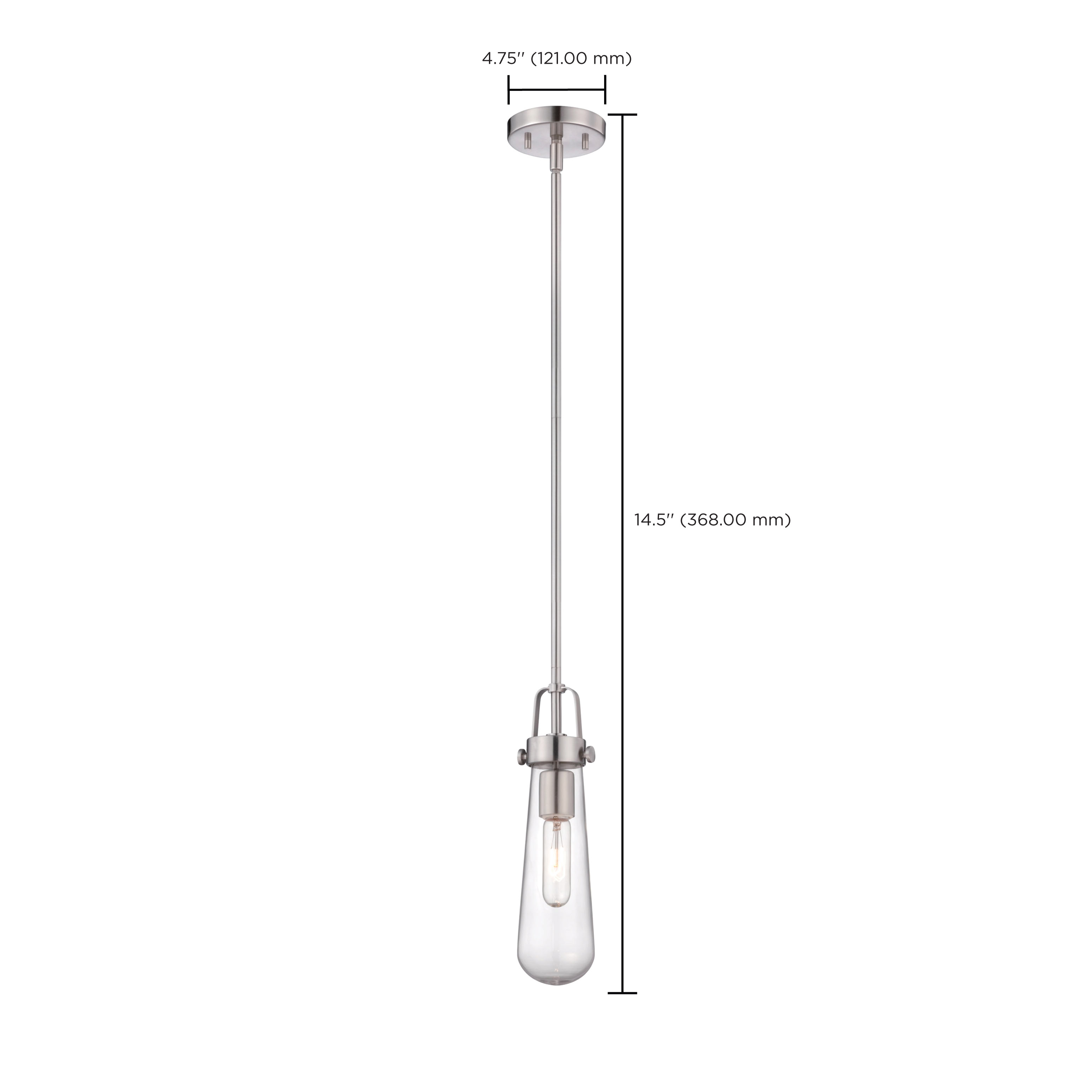 BEAKER 1 LIGHT MINI PENDANT - 60-5262