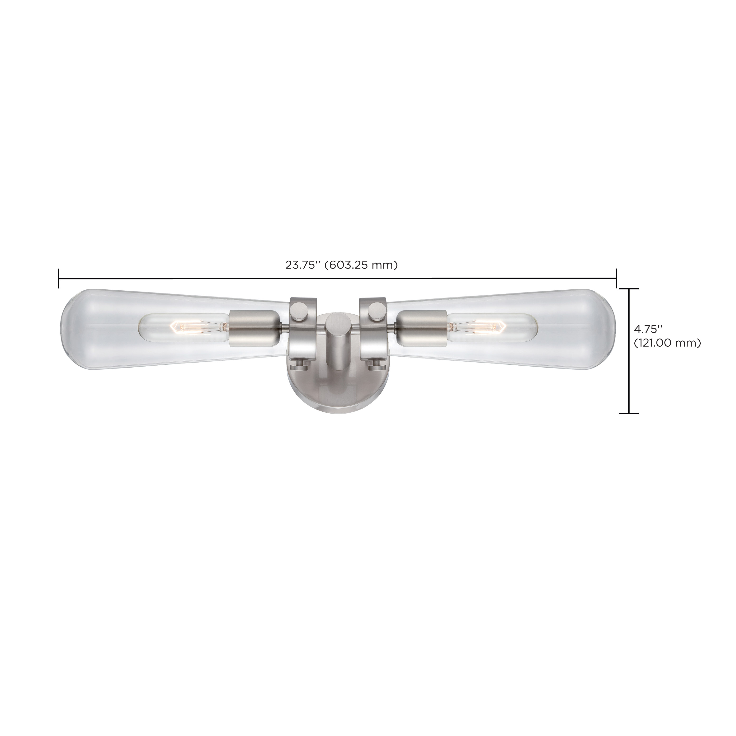BEAKER 2 LT WALL SCONCE - 60-5263