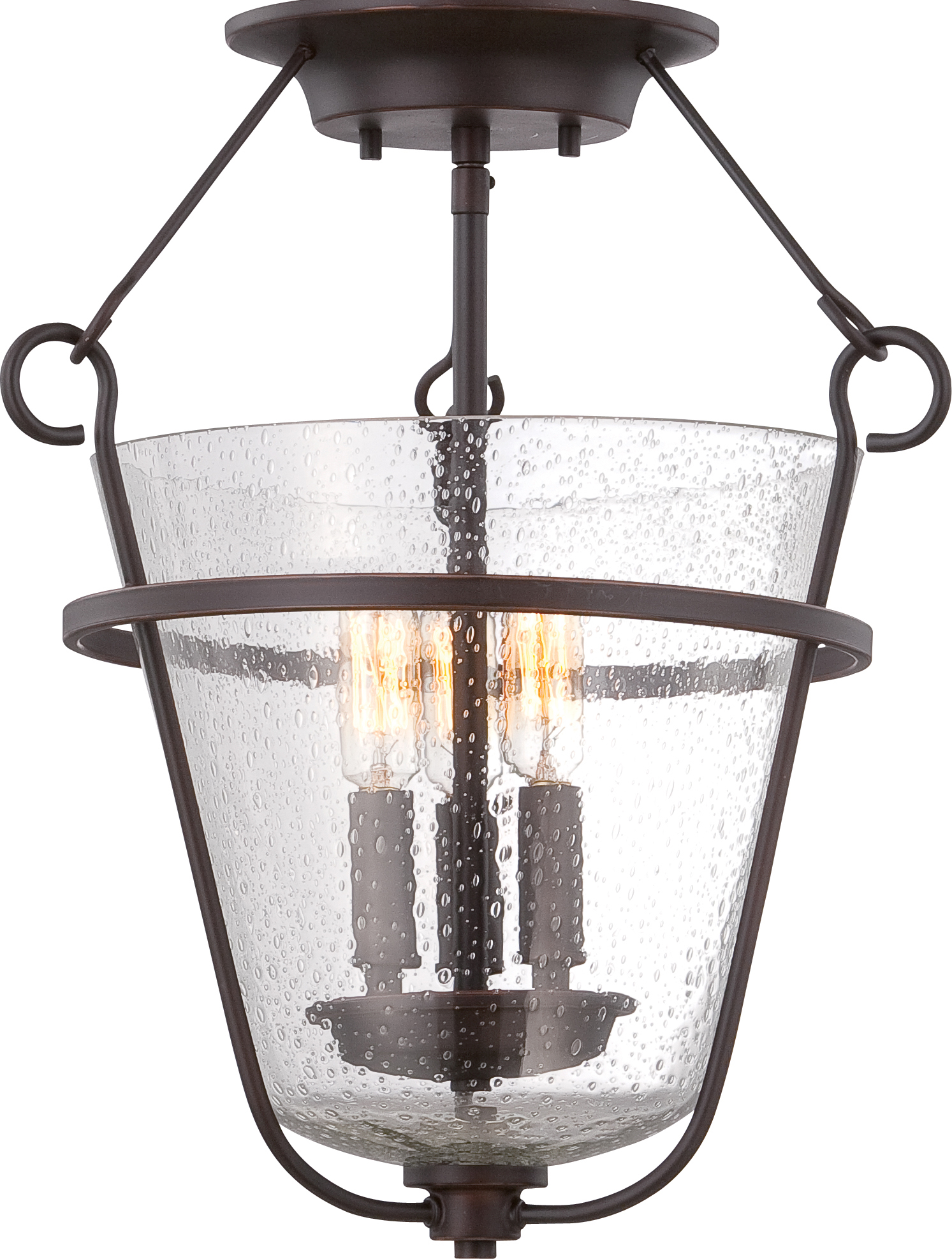 LATHAM 3 LT SEMI FLUSH - 60-5283
