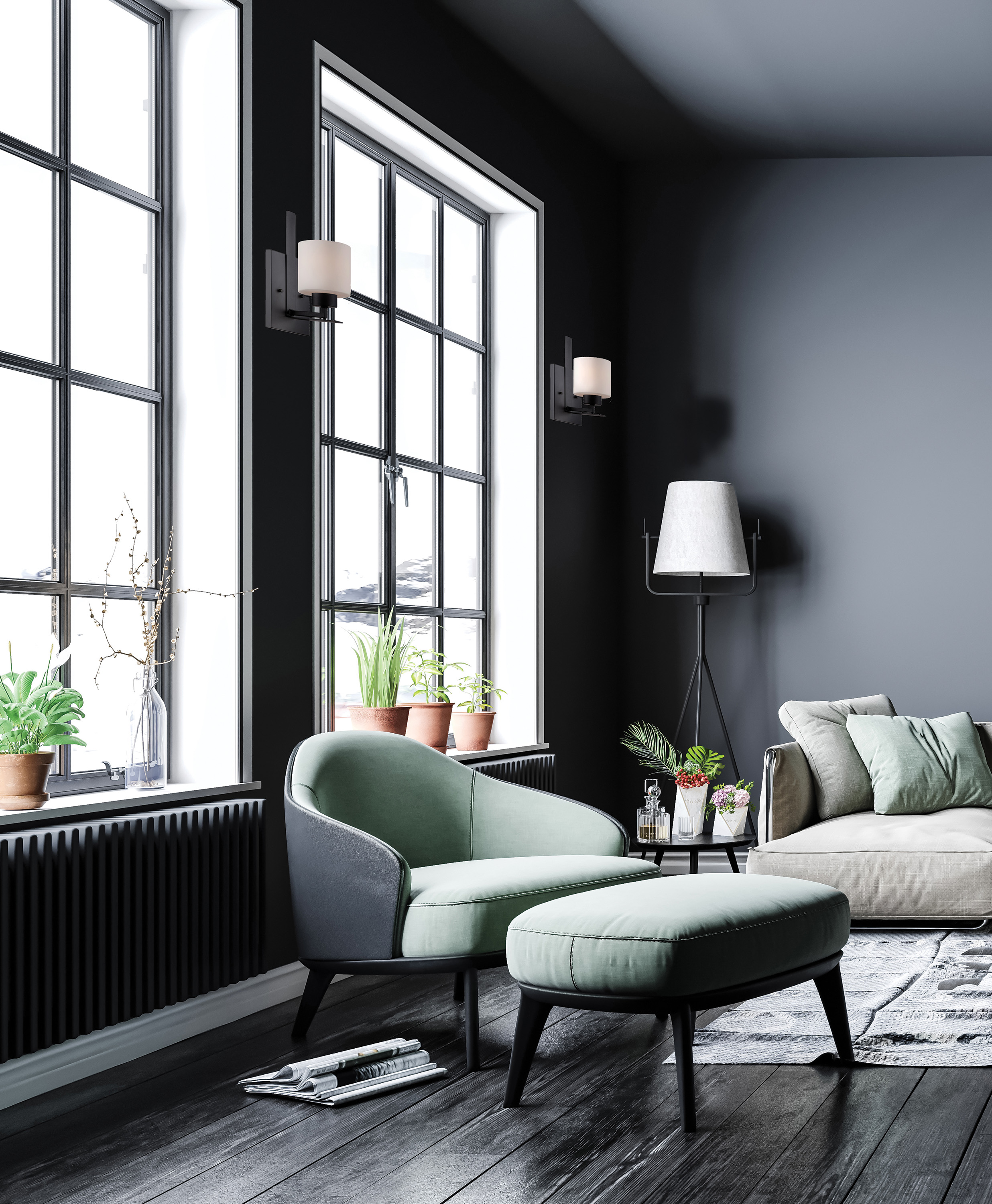 PARALLEL 1 LIGHT VANITY - 60-5301