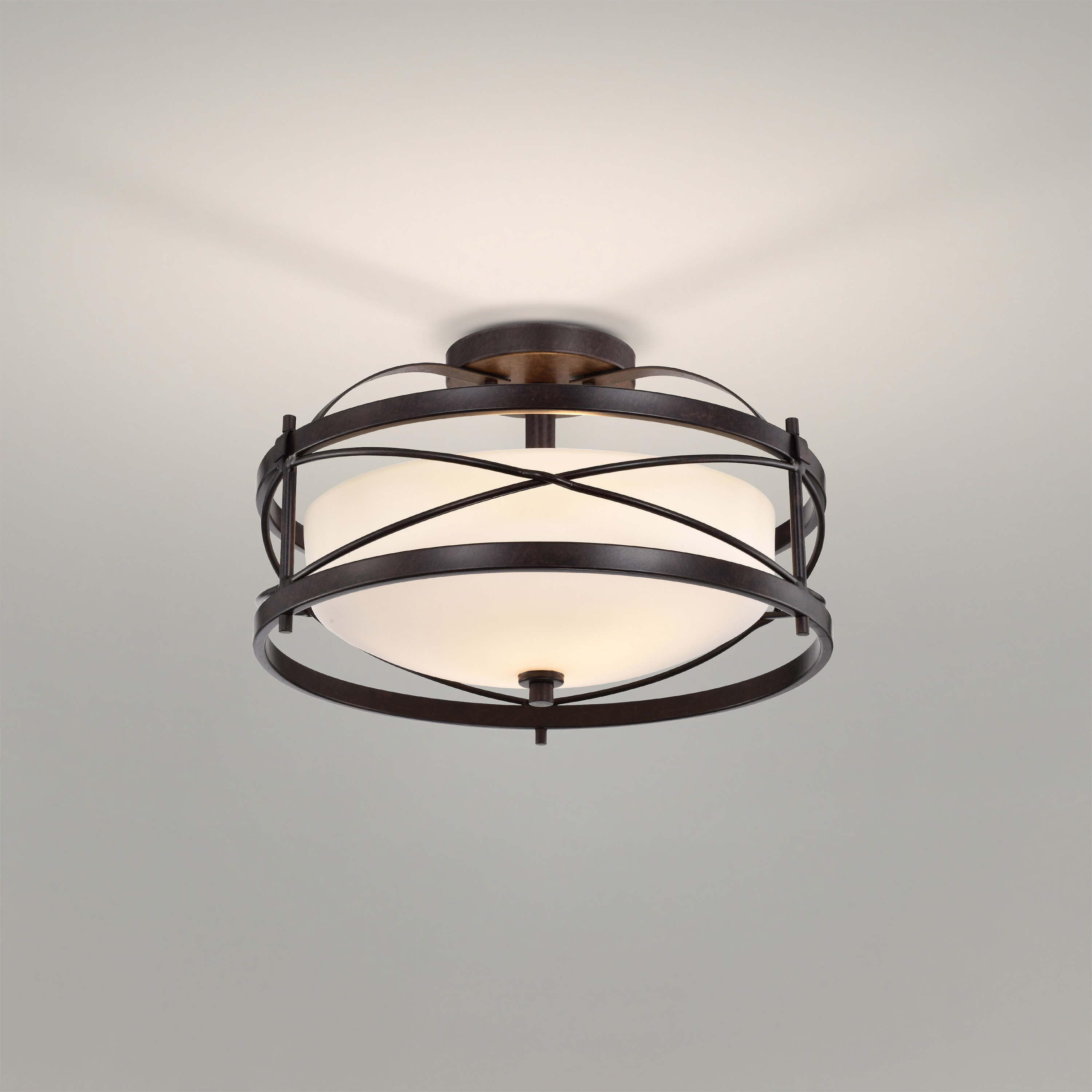 GINGER - 2 LT SEMI FLUSH - 60-5335