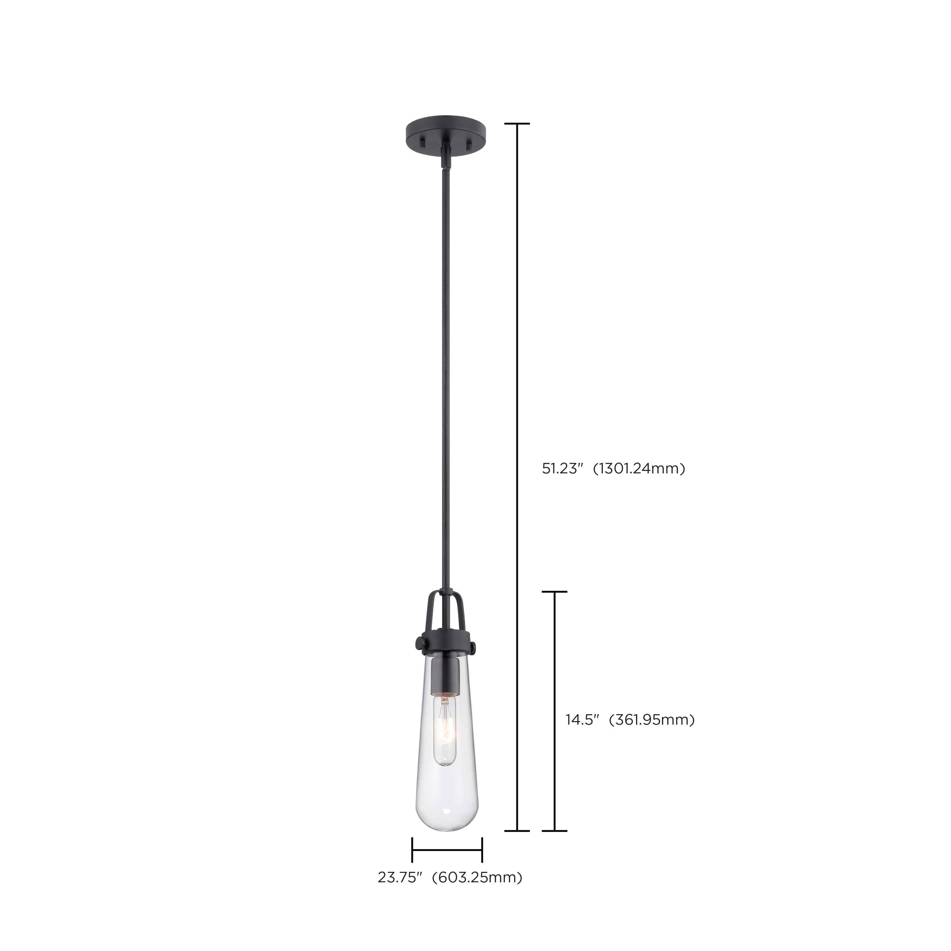 BEAKER 1 LIGHT MINI PENDANT - 60-5362