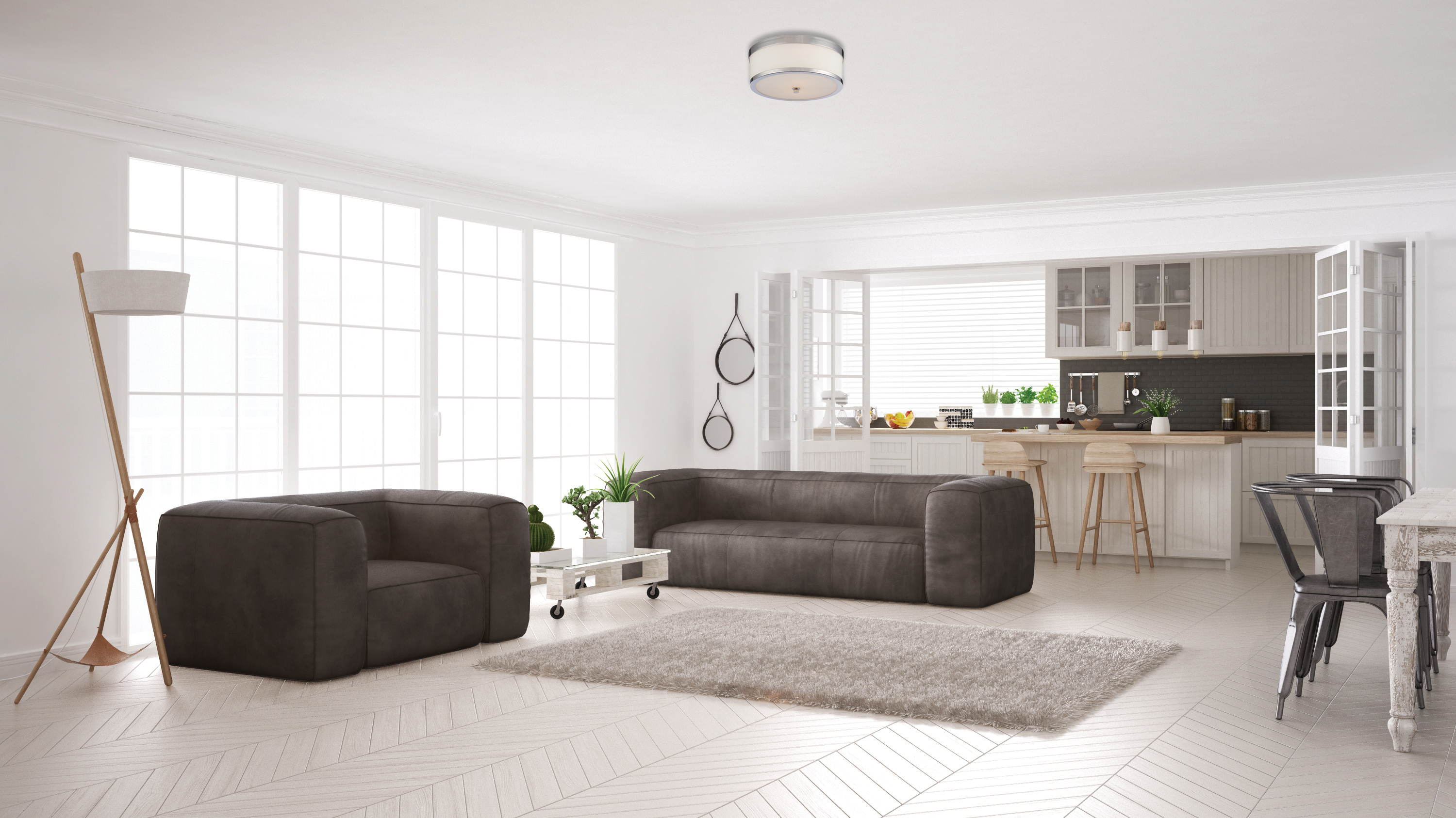 CELINE - 2 LT FLUSH FIXTURE - 60-5476