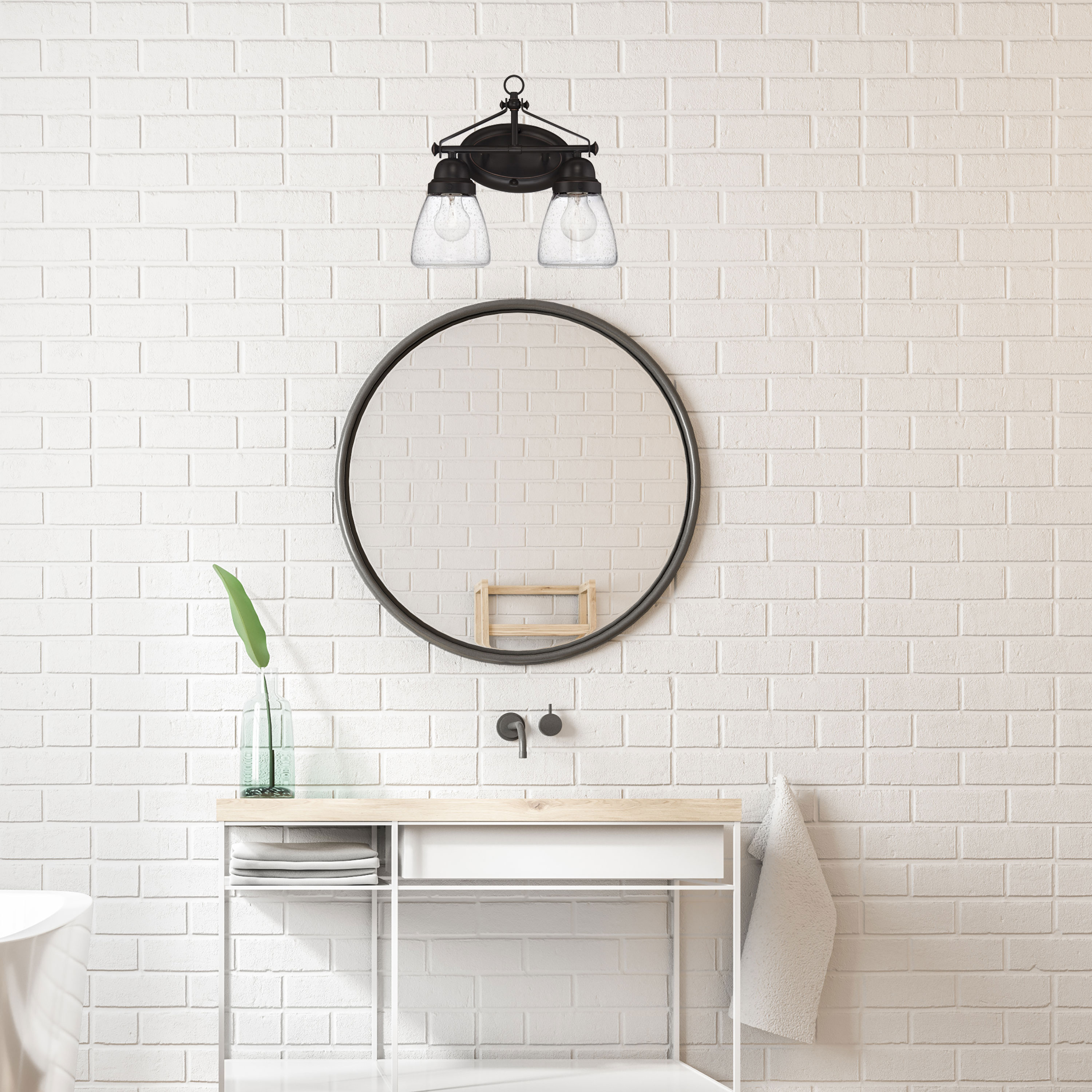 LAUREL - 2 LT VANITY FIXTURE - 60-5542