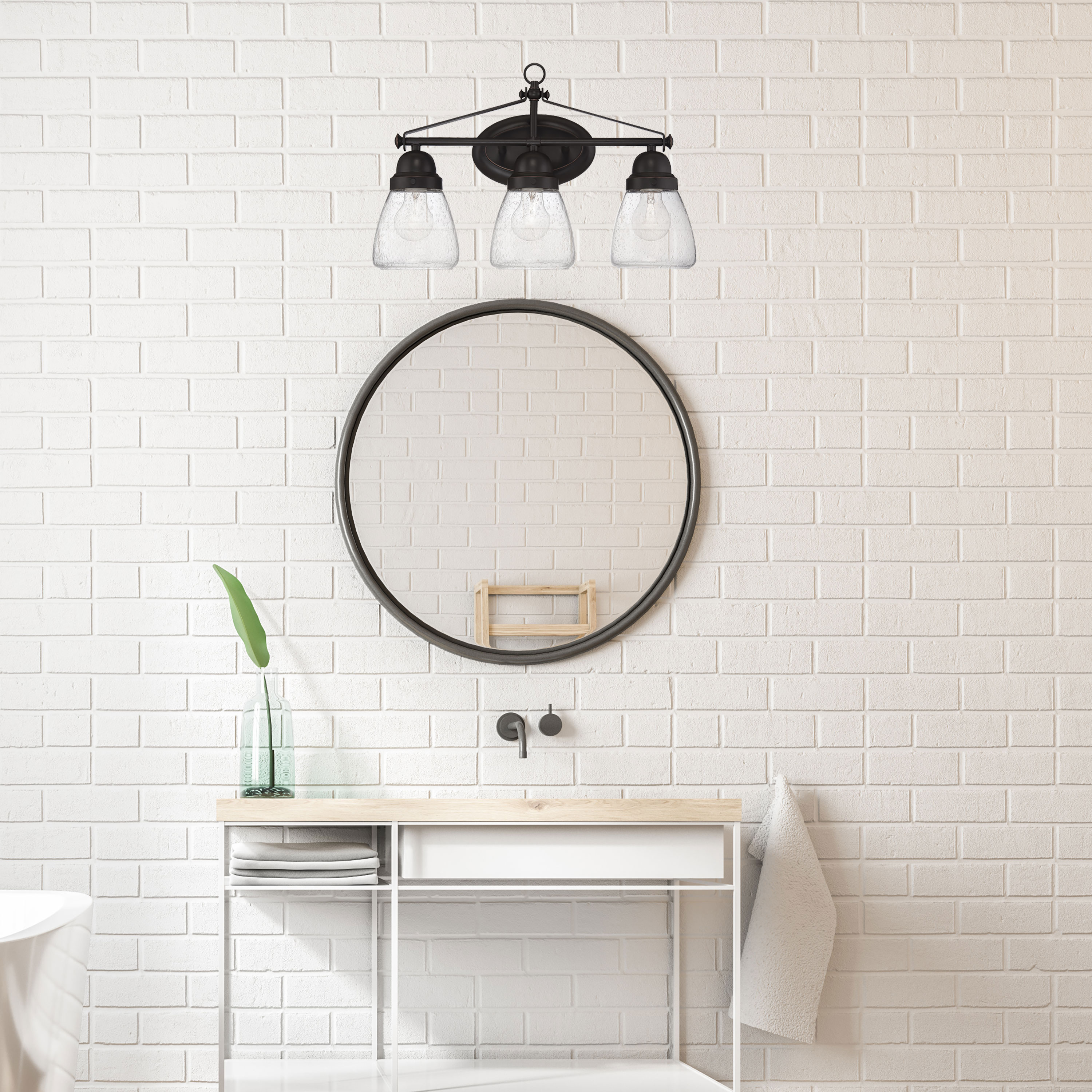 LAUREL - 3 LT VANITY FIXTURE - 60-5543