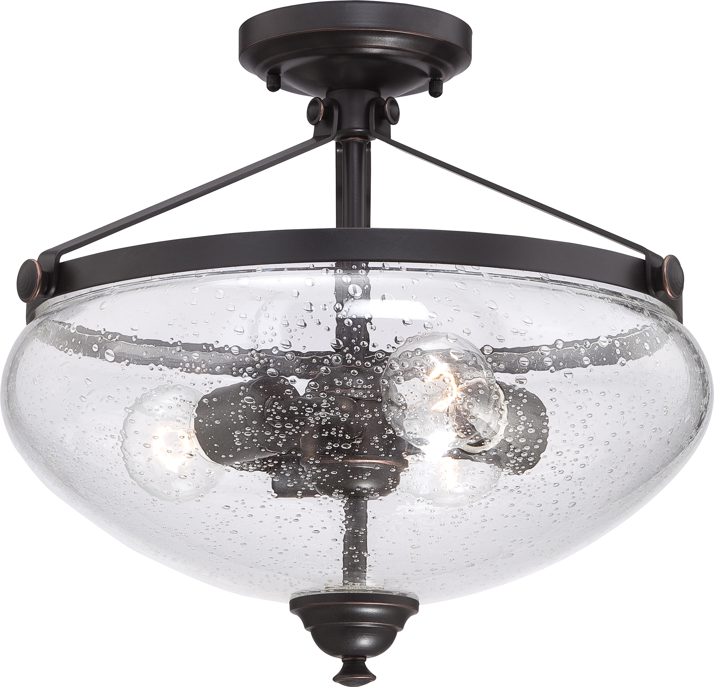 LAUREL - 3 LT SEMI FLUSH - 60-5544