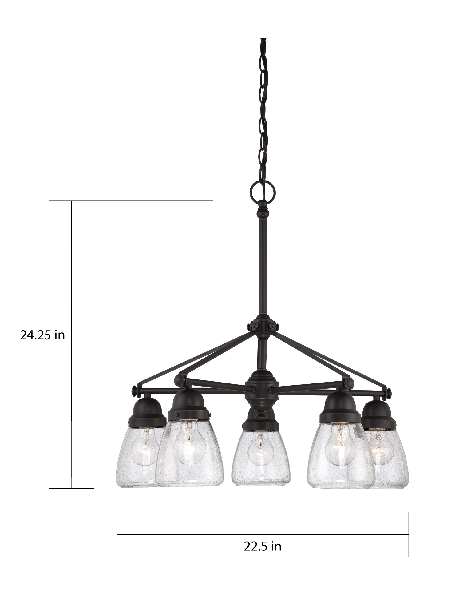 LAUREL - 5 LT CHANDELIER - 60-5545