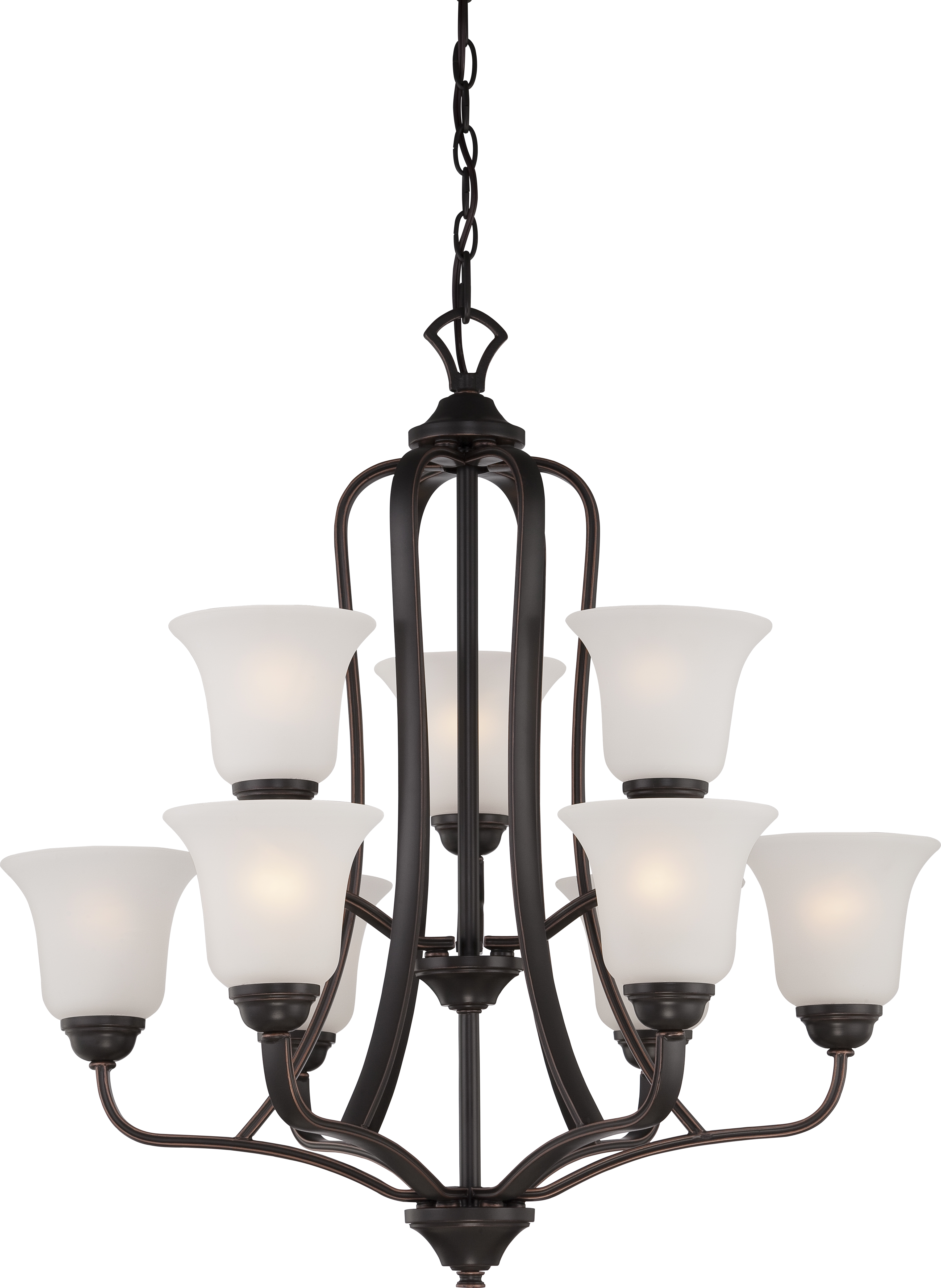 ELIZABETH 9 LT- 2 TIER CHNDLR - 60-5699