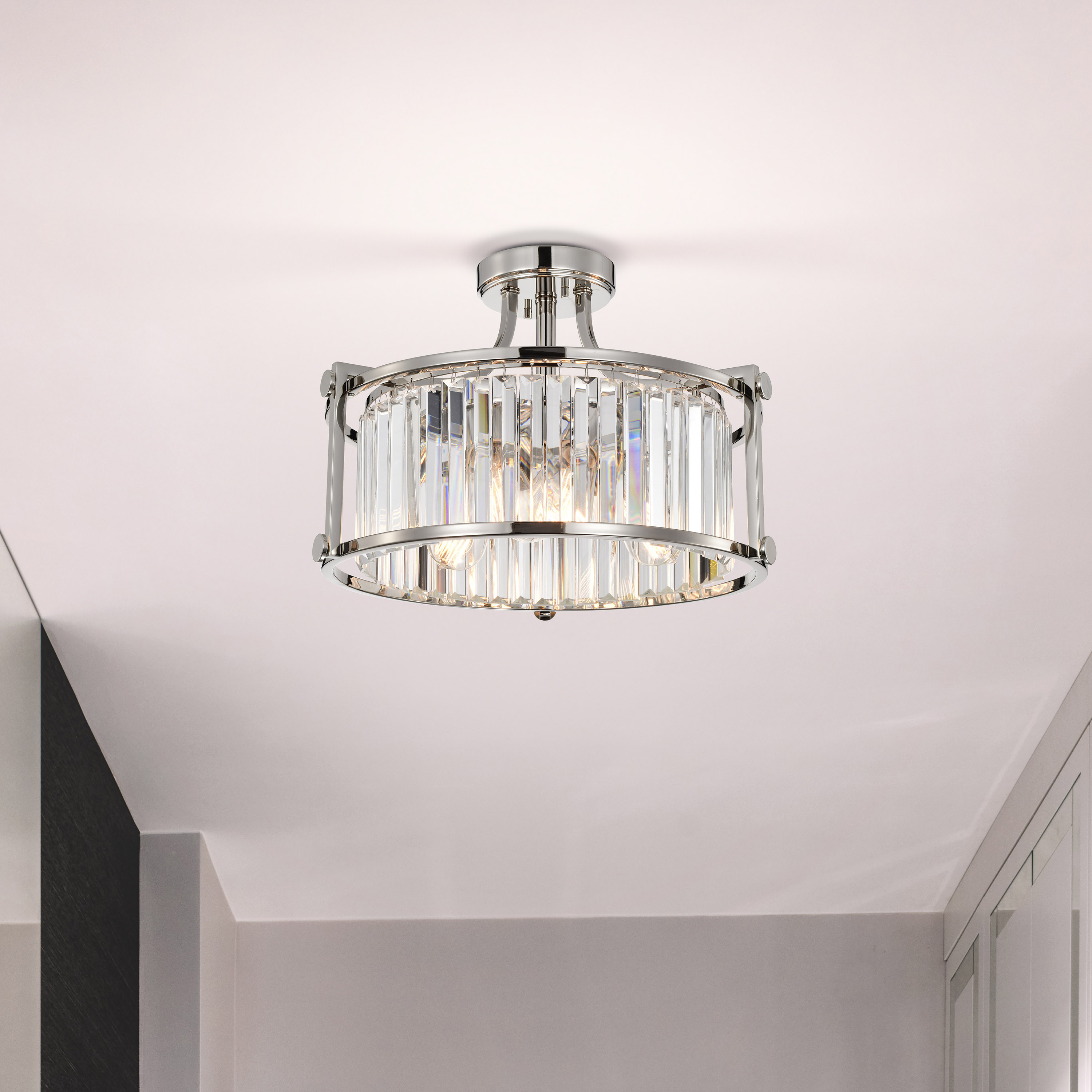 KRYS 3 LIGHT SEMI FLUSH - 60-5763