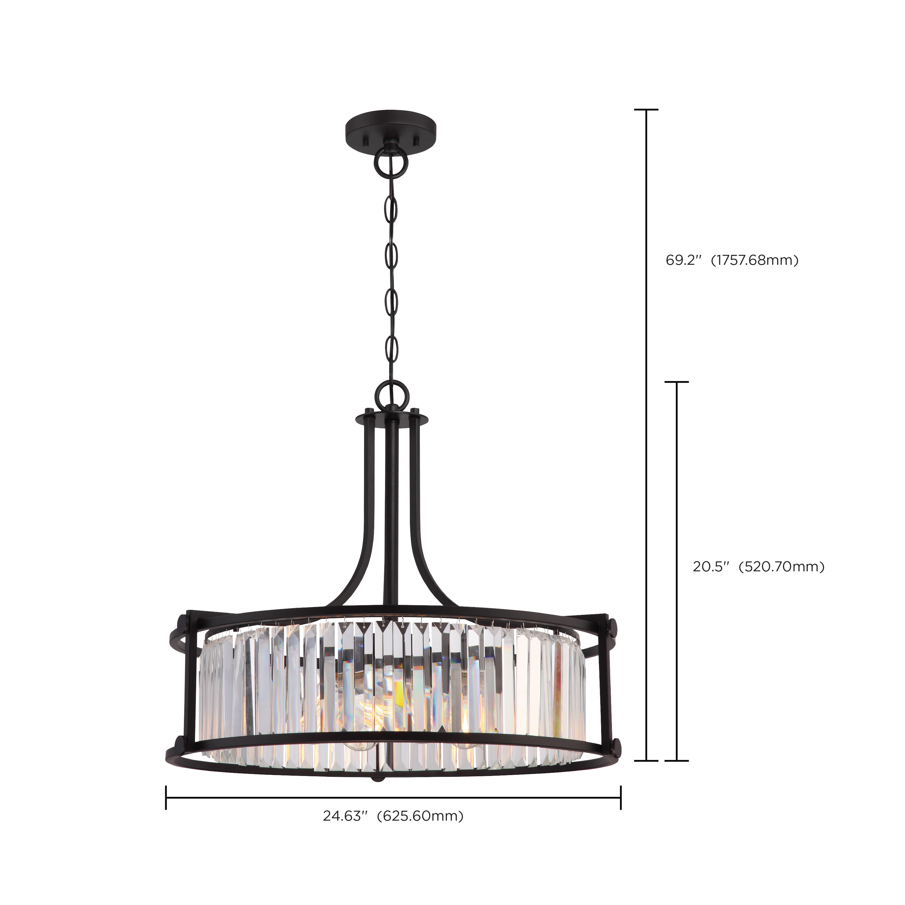 KRYS 4 LIGHT PENDANT - 60-5771