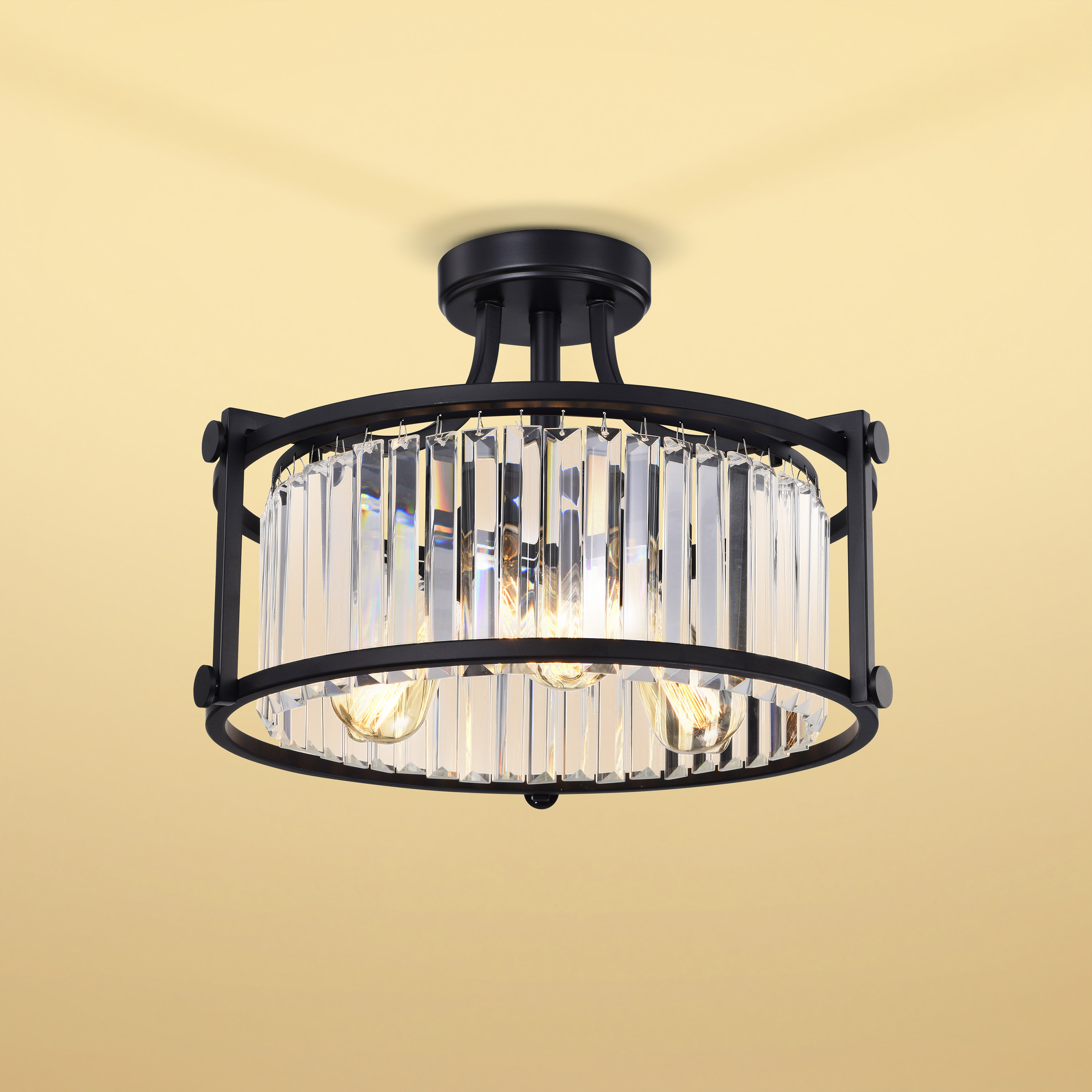 KRYS 3 LIGHT SEMI FLUSH - 60-5773