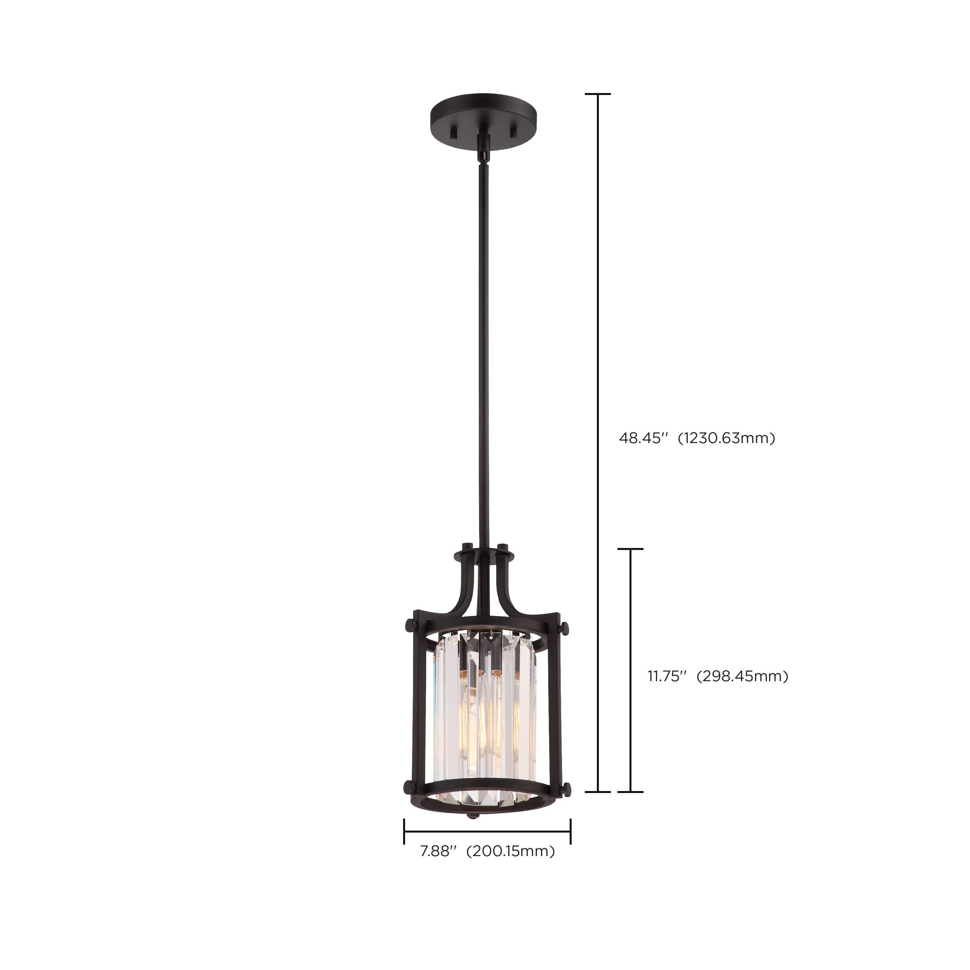 KRYS 1 LIGHT MINI PENDANT - 60-5774