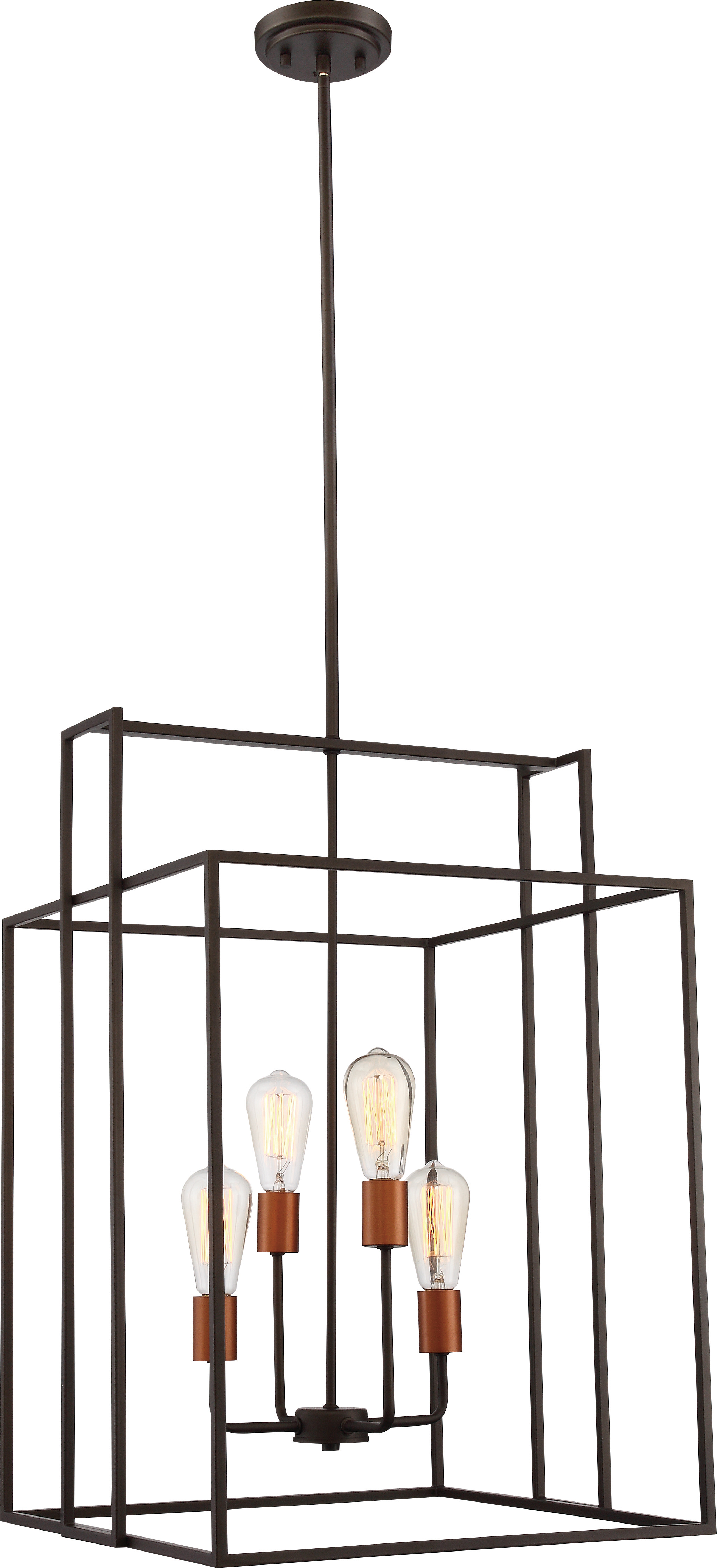LAKE 4 LIGHT 19" SQUARE PEND - 60-5853
