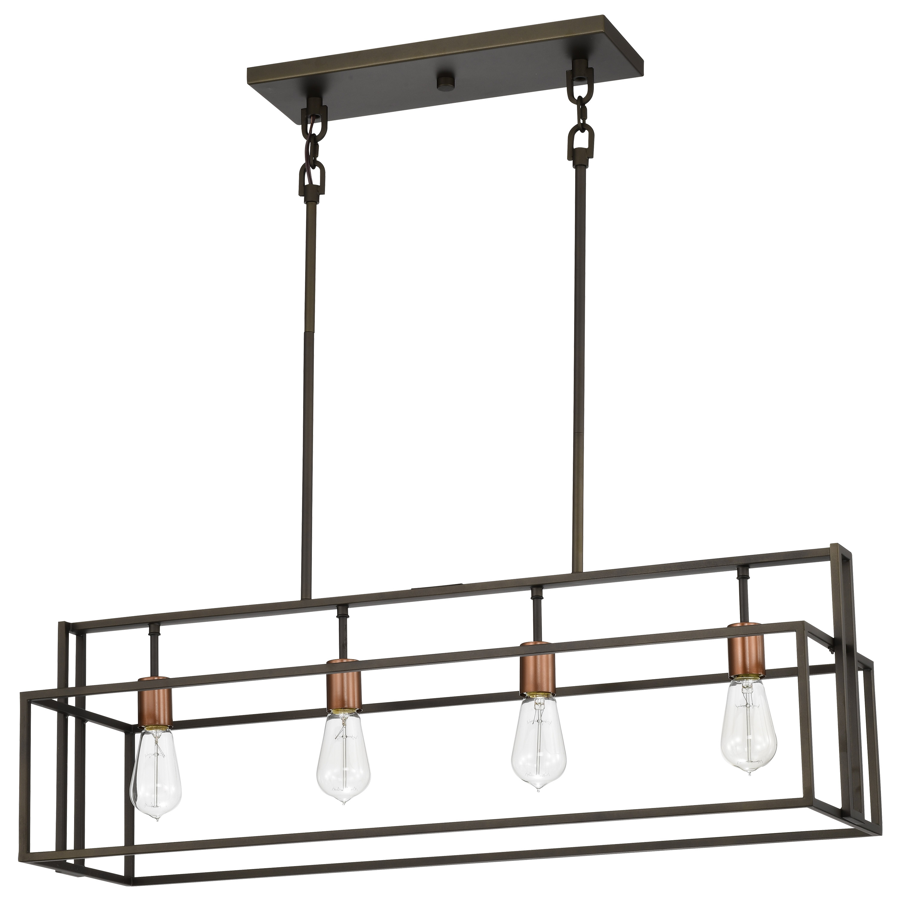 LAKE 4 LIGHT ISLAND PENDANT - 60-5854