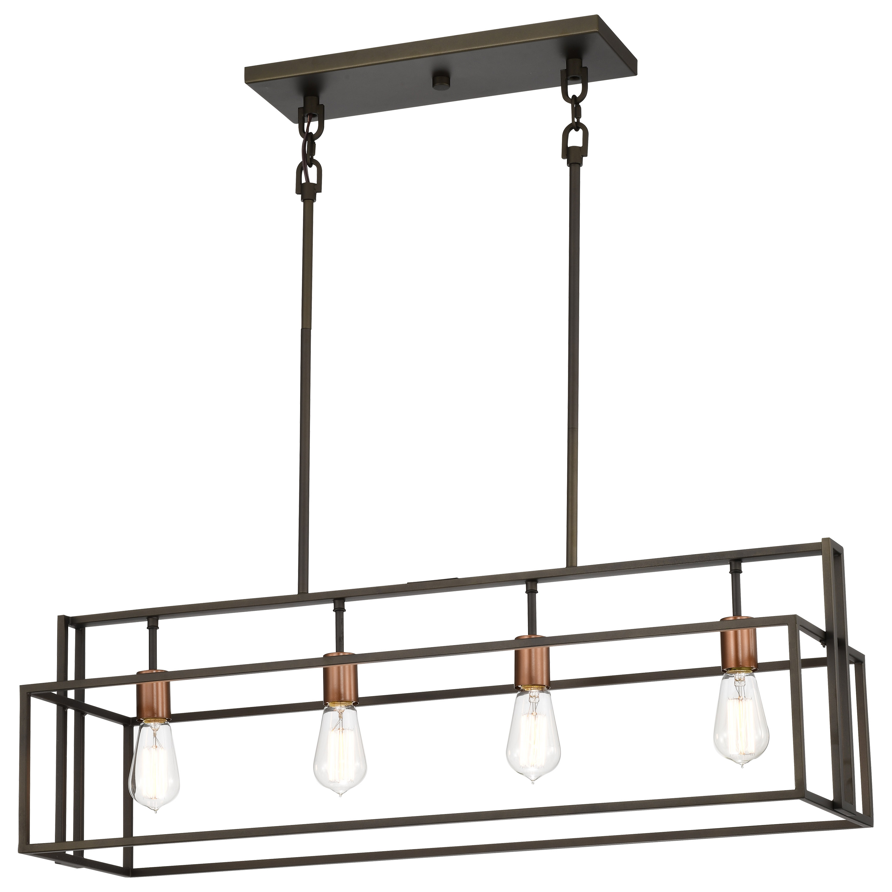 LAKE 4 LIGHT ISLAND PENDANT - 60-5854