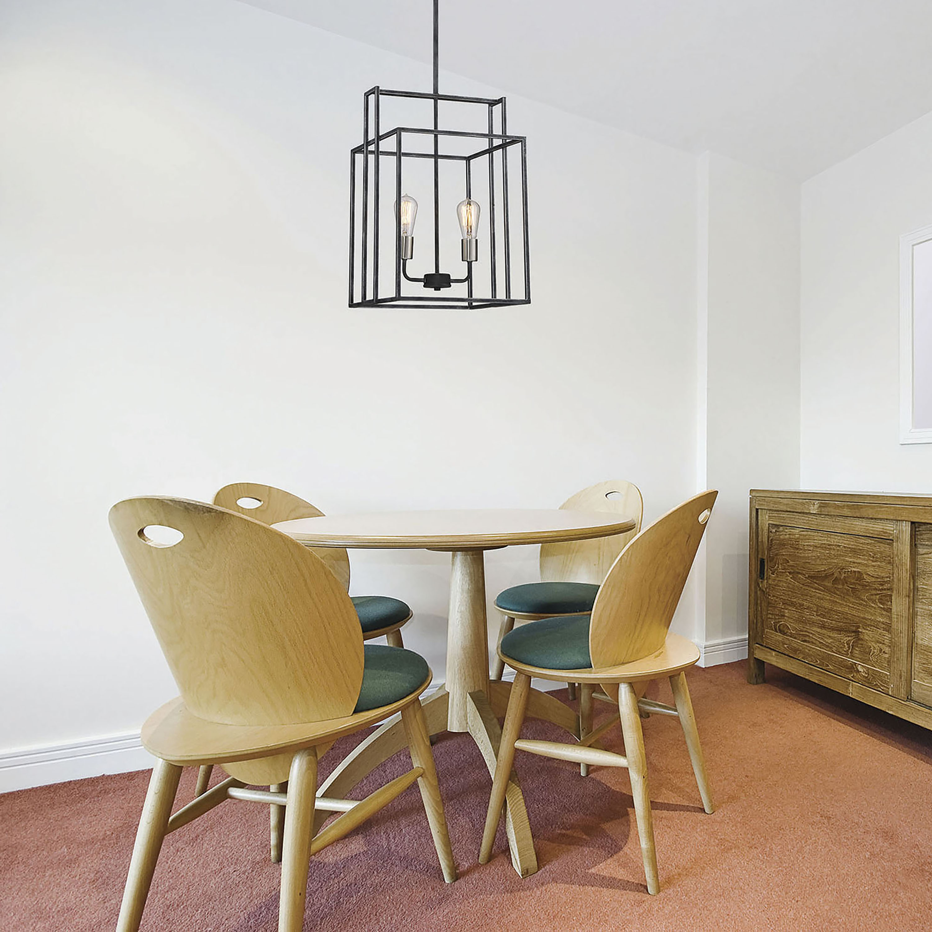 LAKE 2 LIGHT 14" SQUARE PEND - 60-5857