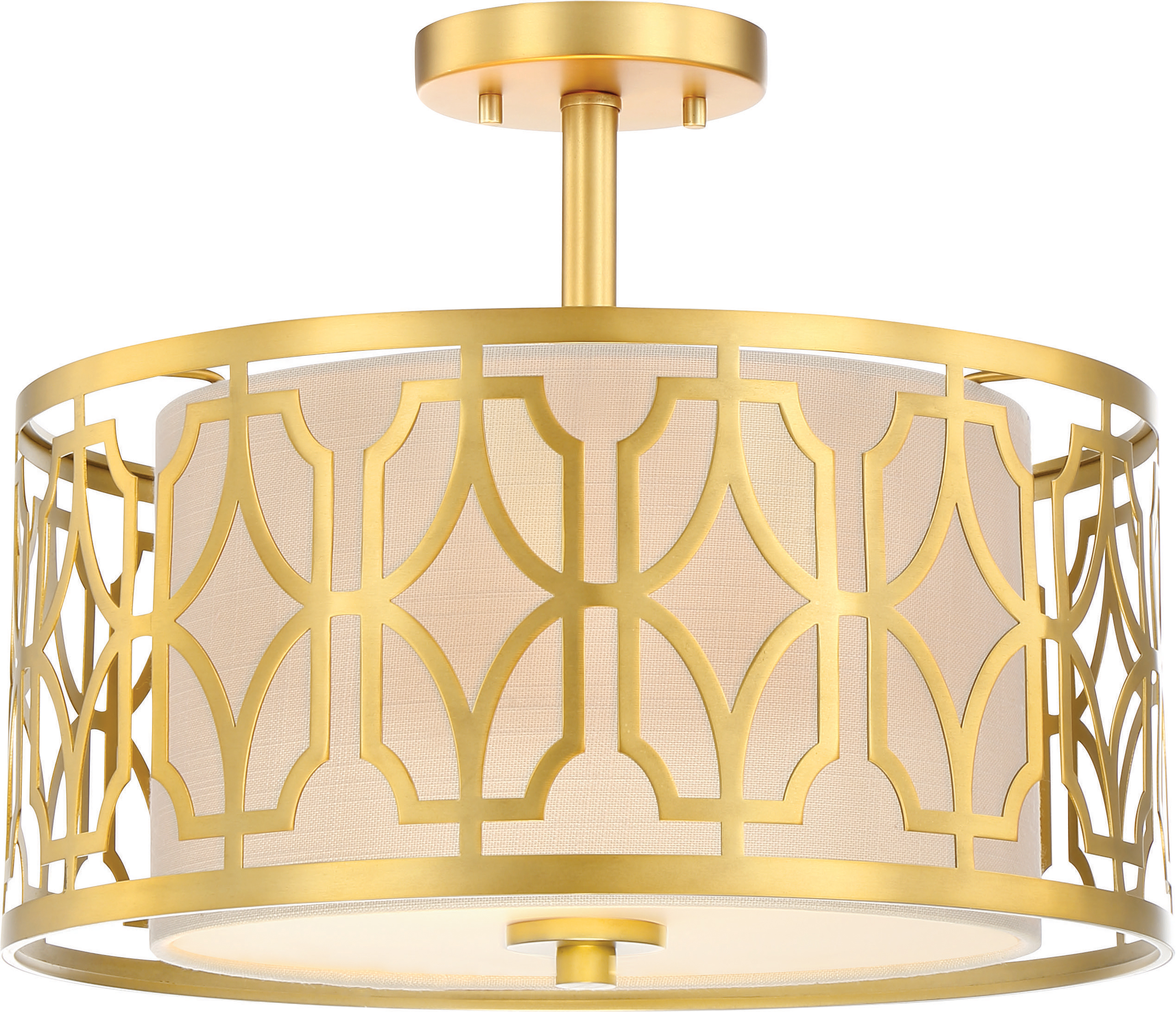 2 LIGHT - 15" SEMI FLUSH FIXTU - 60-5937