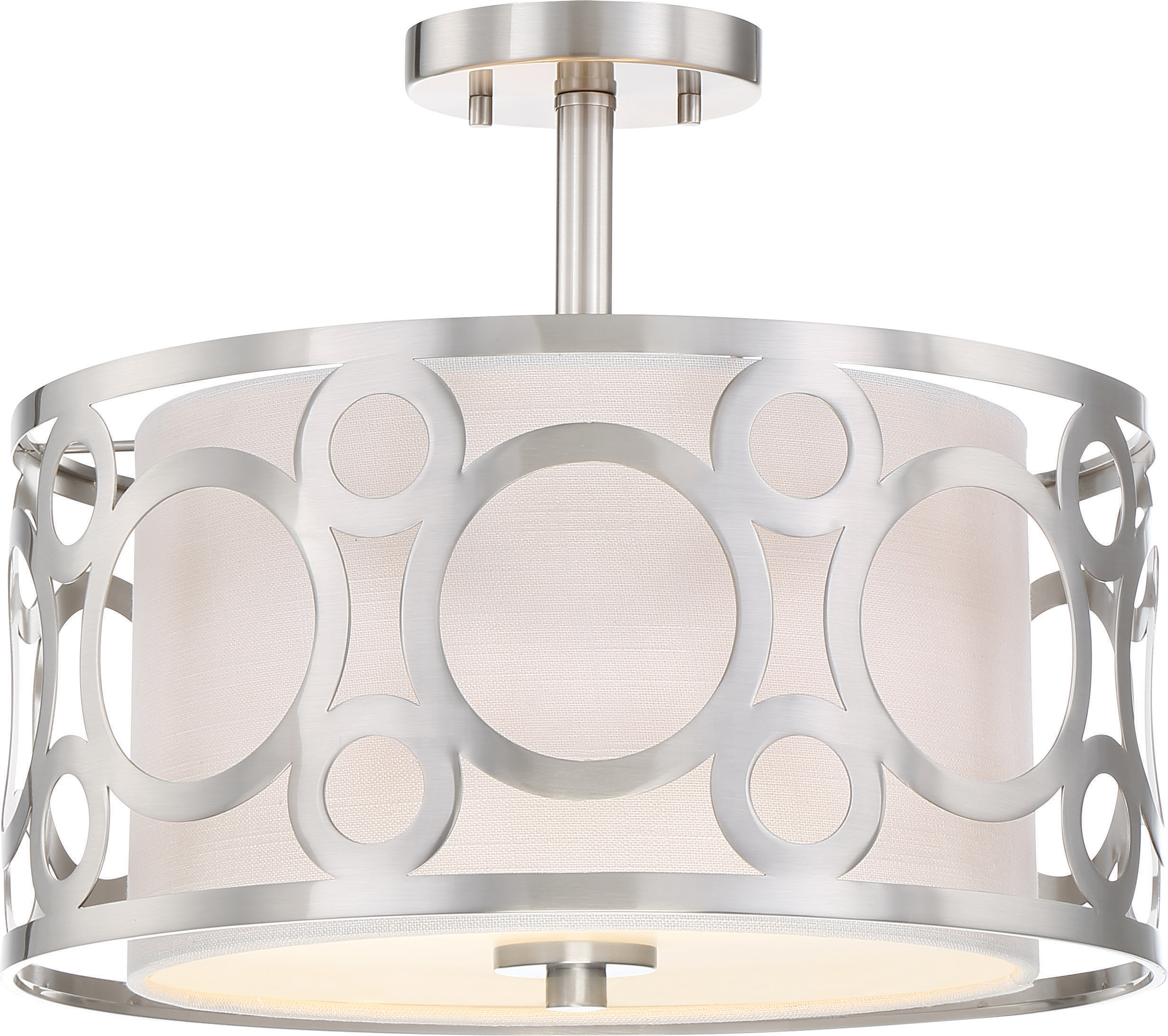 2 LIGHT - 15" SEMI FLUSH FIXTU - 60-5948