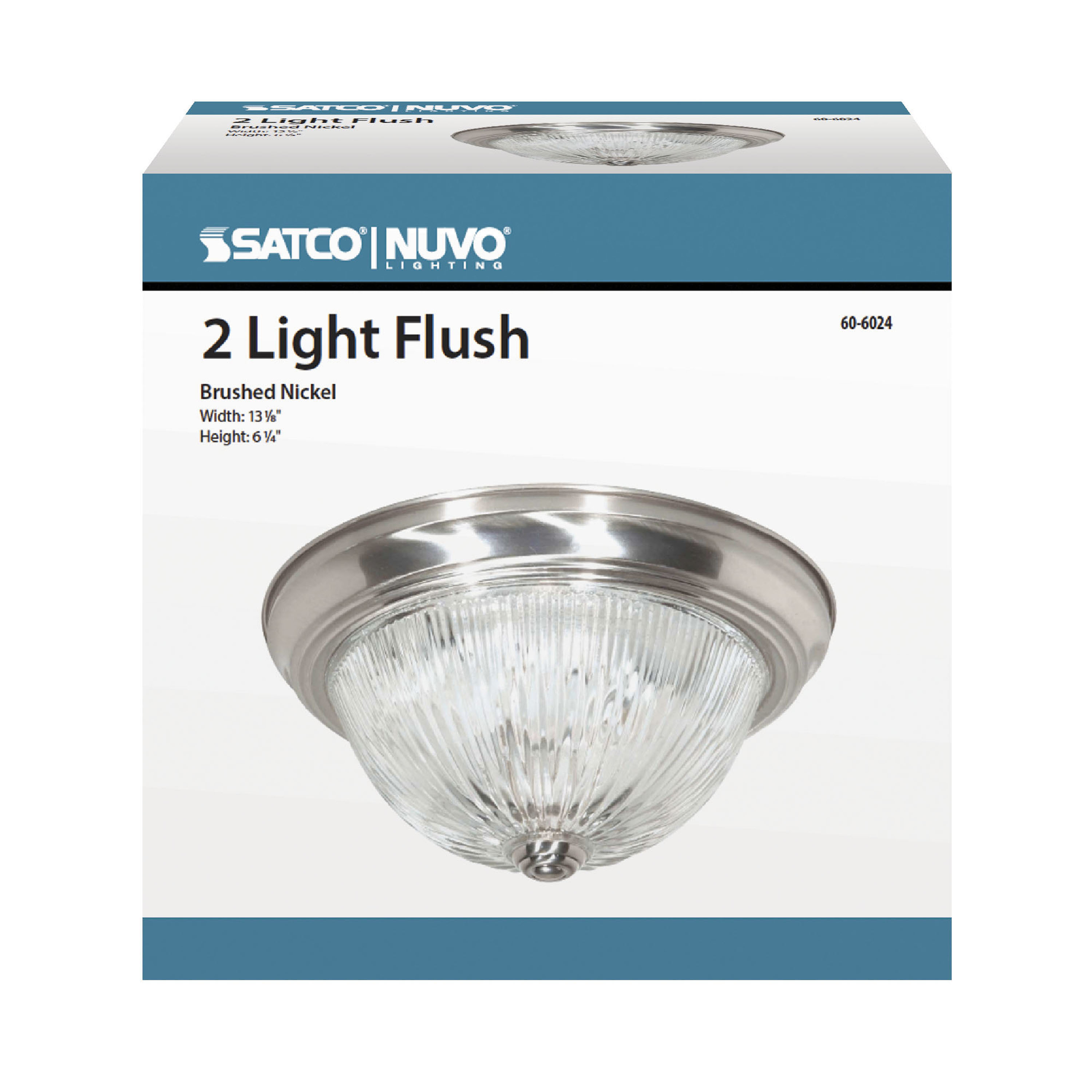 2 LIGHT 13" FLUSH MOUNT - 60-6024