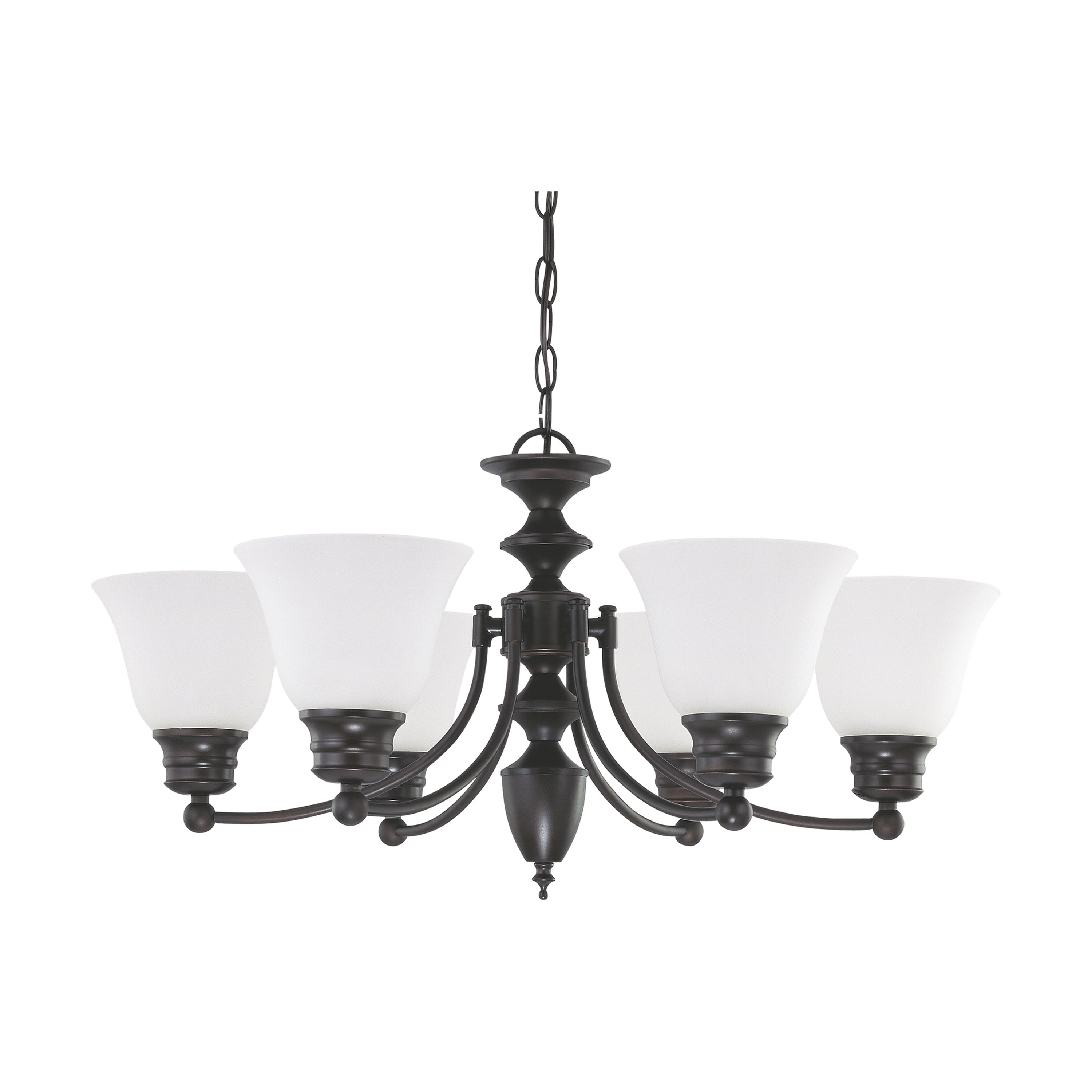 EMPIRE 6 LIGHT 26" CHANDELIER - 60-6042