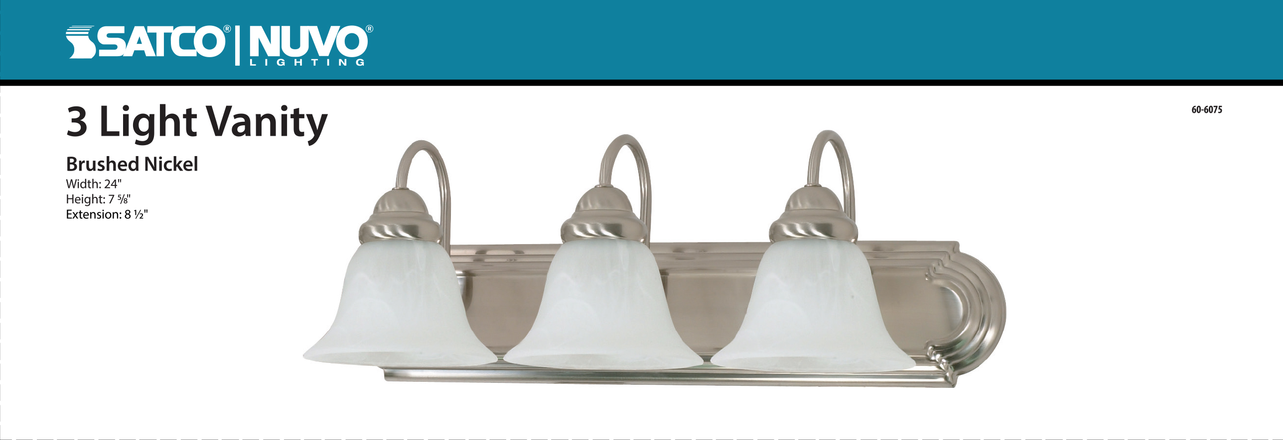 BALLERINA 3 LT 24" VANITY - 60-6075