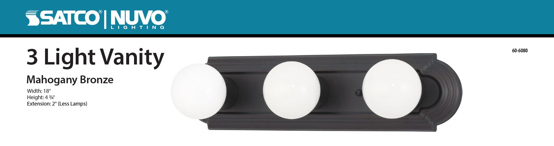 3 LT - 18" RACETRACK VANITY - 60-6080