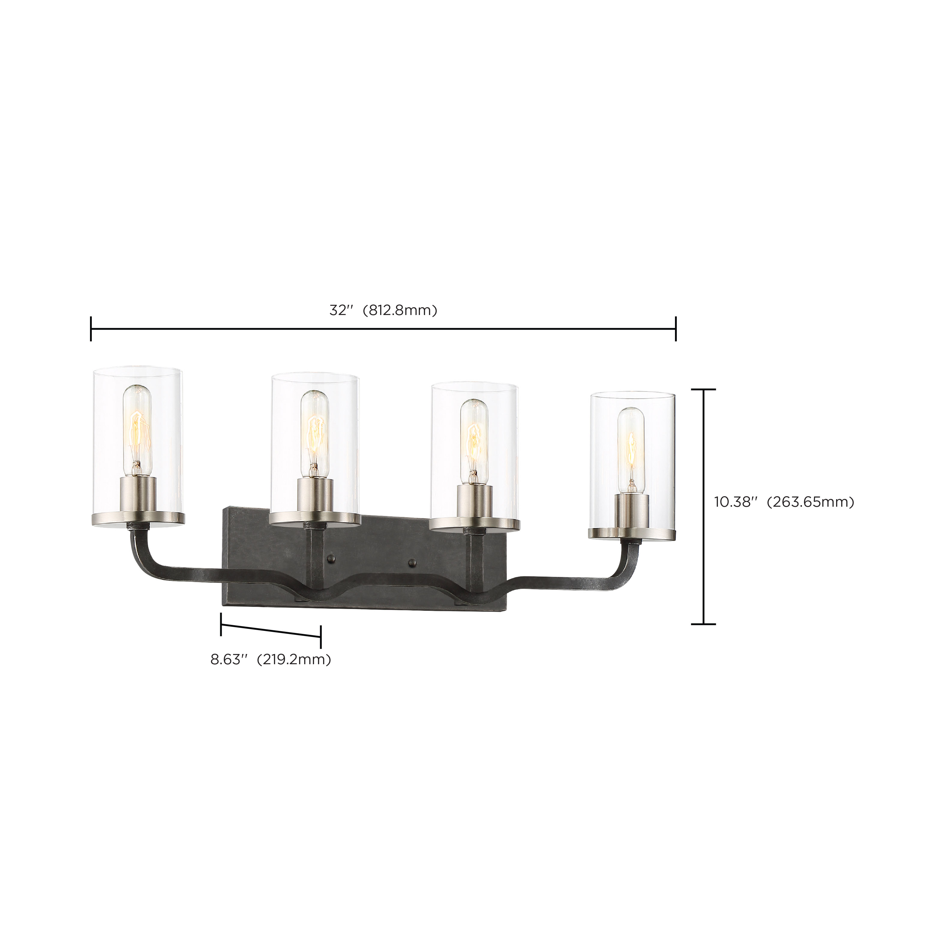 SHERWOOD 4 LIGHT VANITY - 60-6129