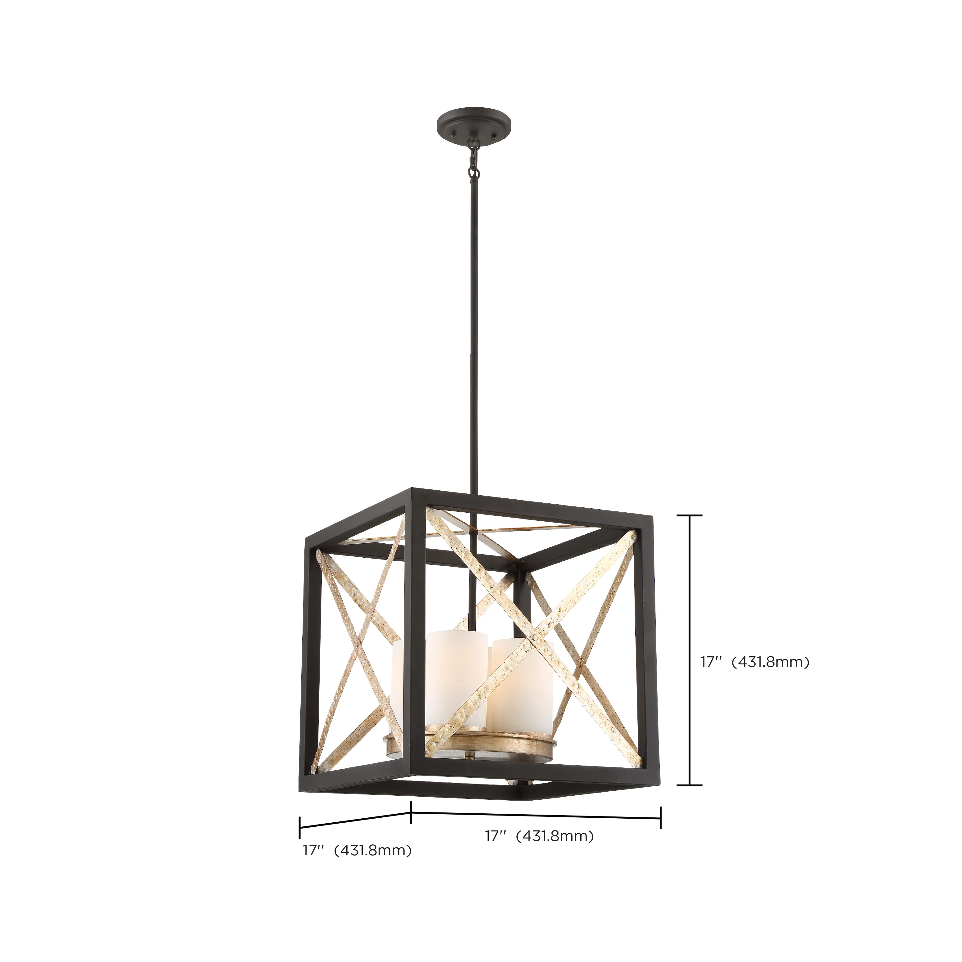 BOXER 4 LIGHT PENDANT - 60-6134