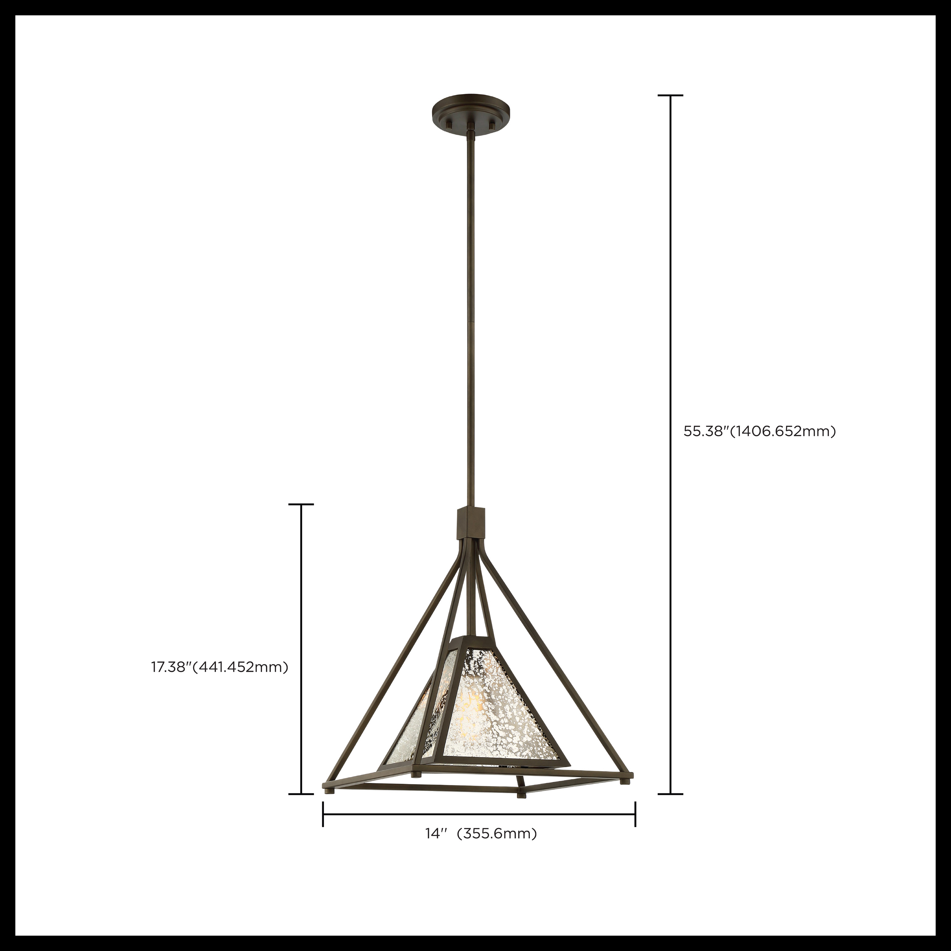 MYSTIC - 1 LT MED PENDANT - 60-6282