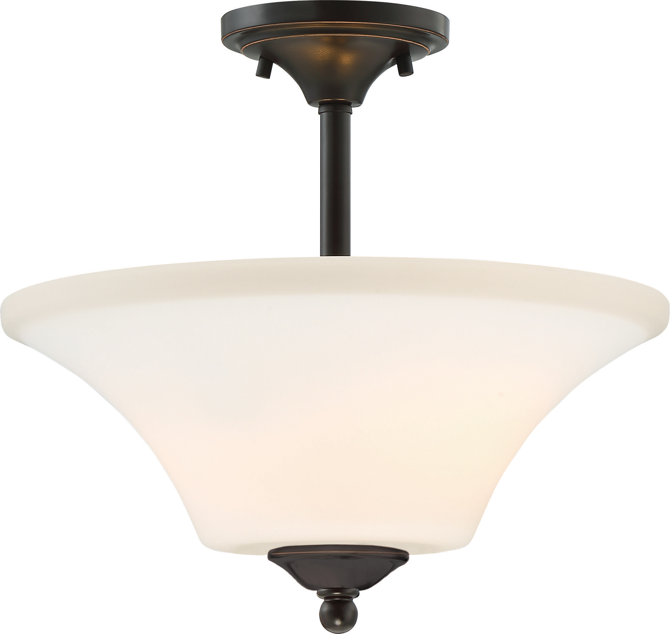 FAWN 2 LIGHT SEMI FLUSH - 60-6312