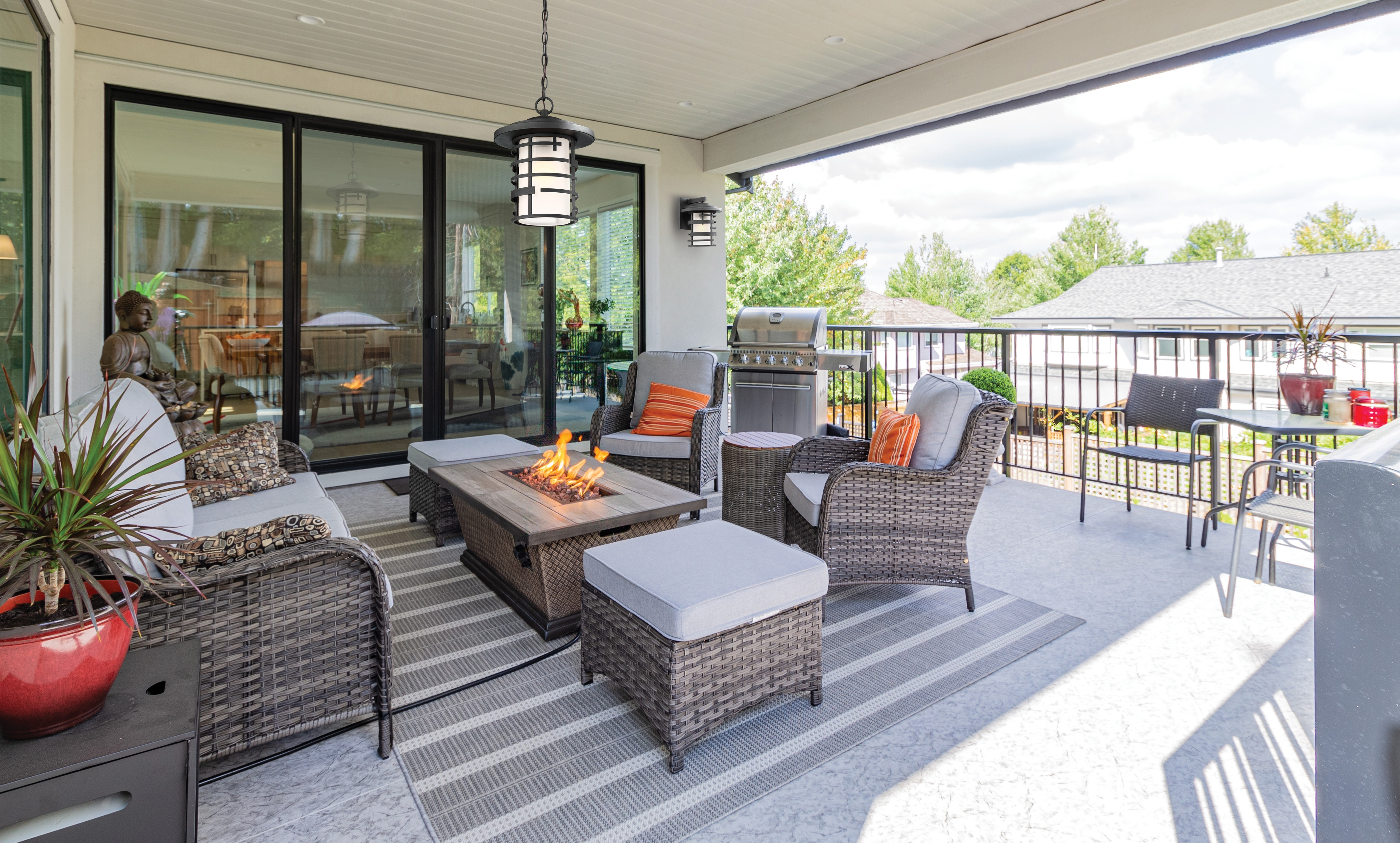 LANSING 1 LT HANGING LANTERN - 60-6405