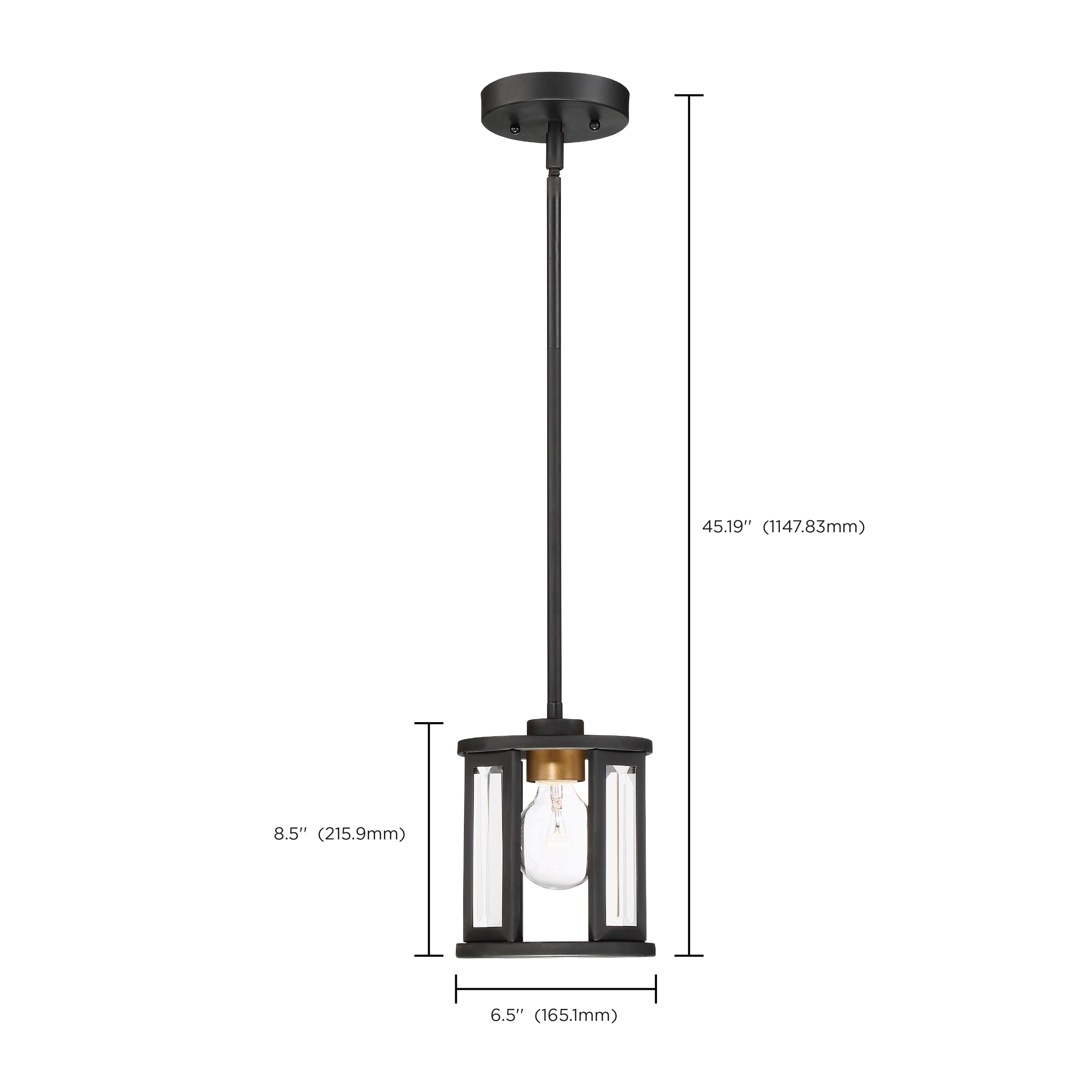 PAYNE 1 LIGHT MINI PENDANT - 60-6412