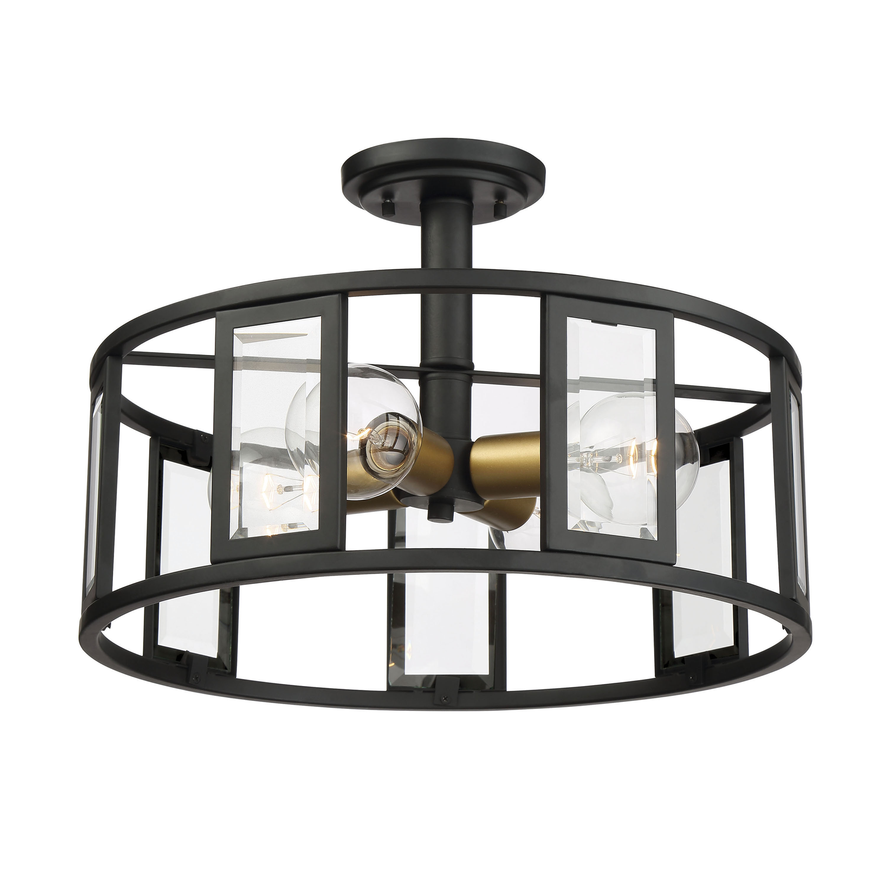 PAYNE 4 LIGHT SEMI-FLUSH - 60-6413