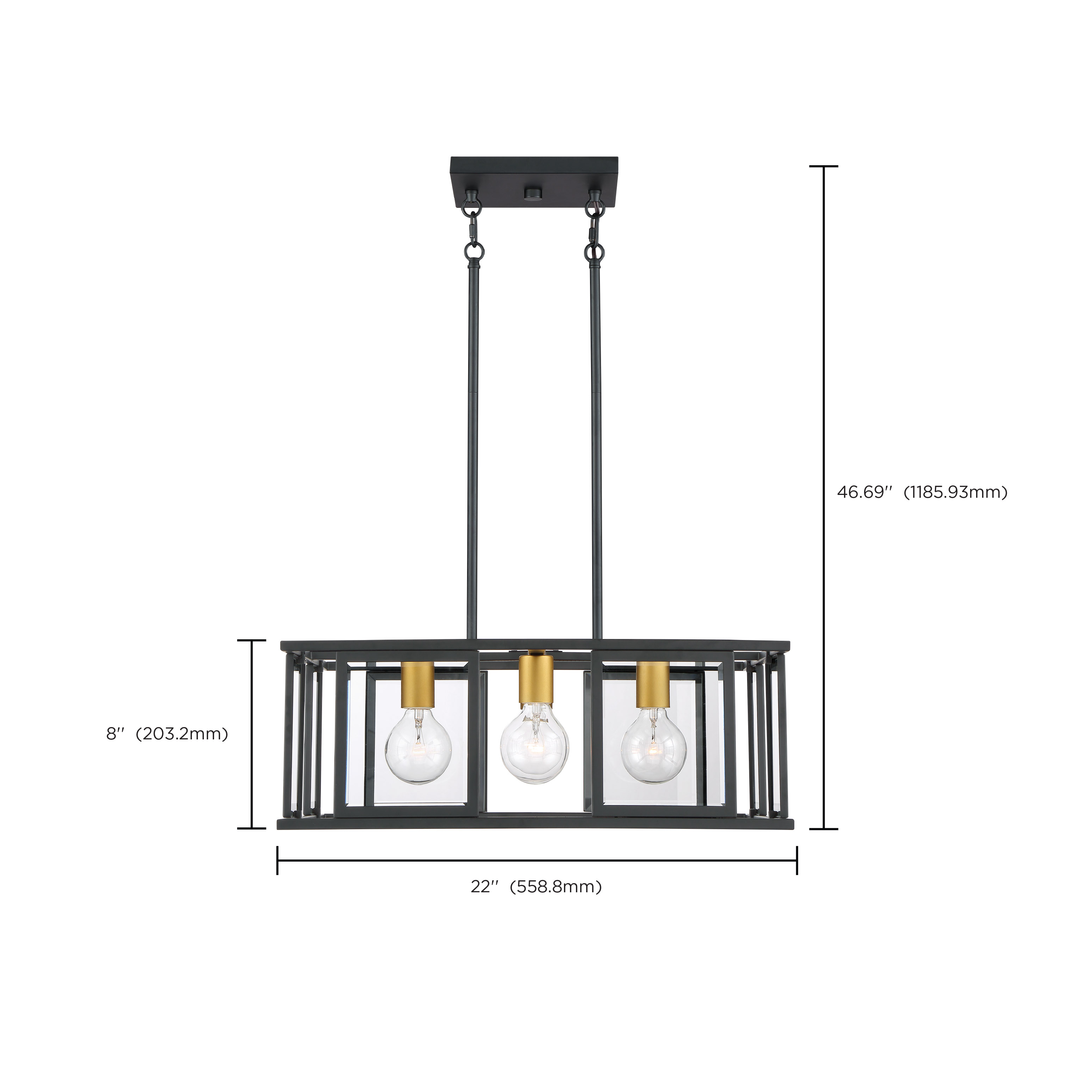 PAYNE 4 LIGHT PENDANT - 60-6414
