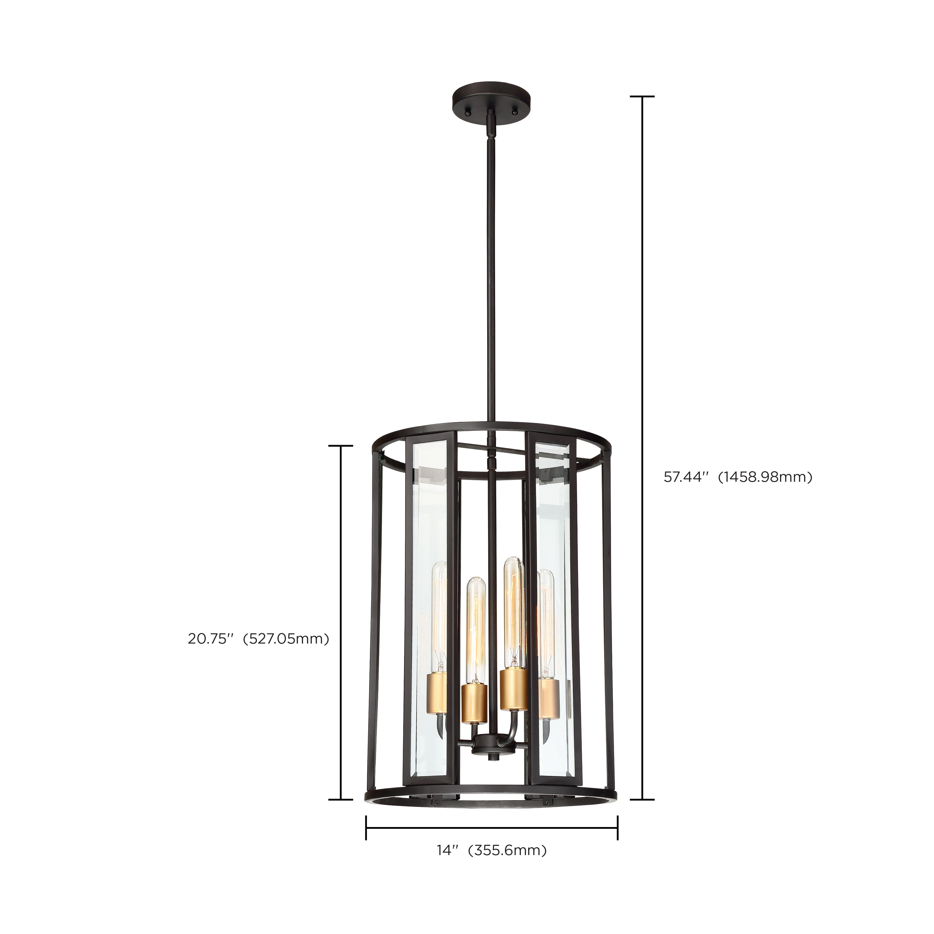 PAYNE 4 LIGHT FOYER - 60-6415