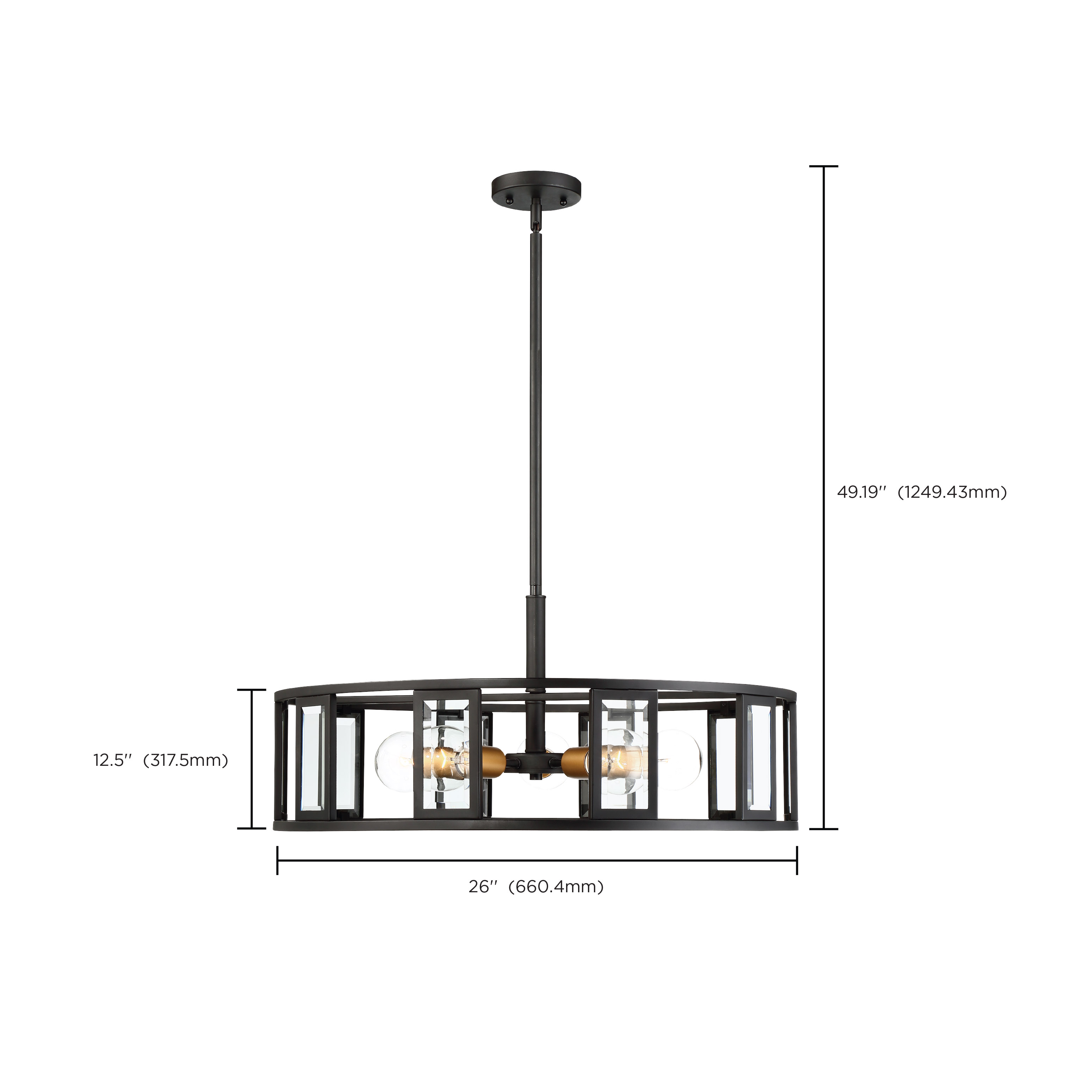 PAYNE 5 LIGHT PENDANT - 60-6416