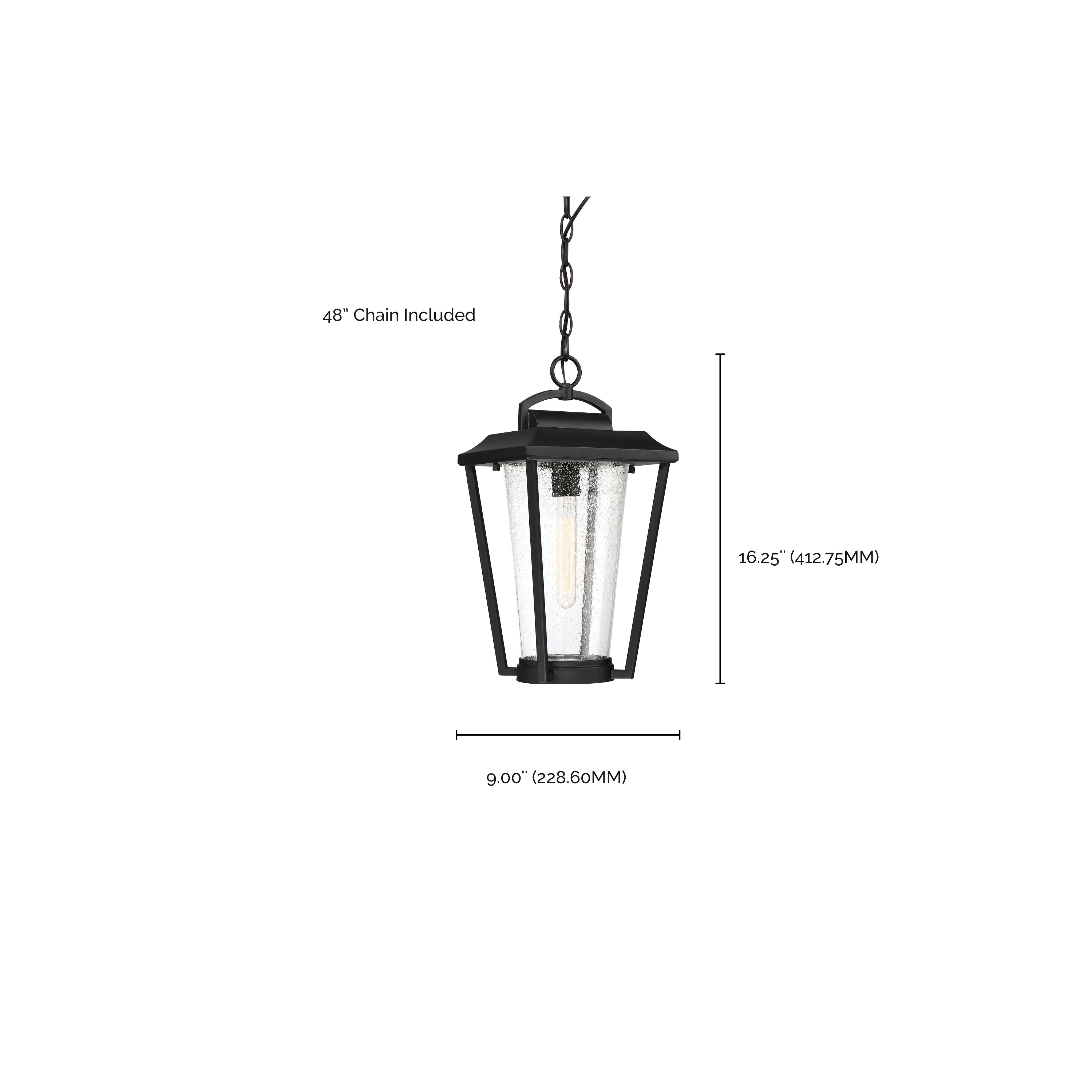 LAKEVIEW 1 LT HANGING LANTERN - 60-6514