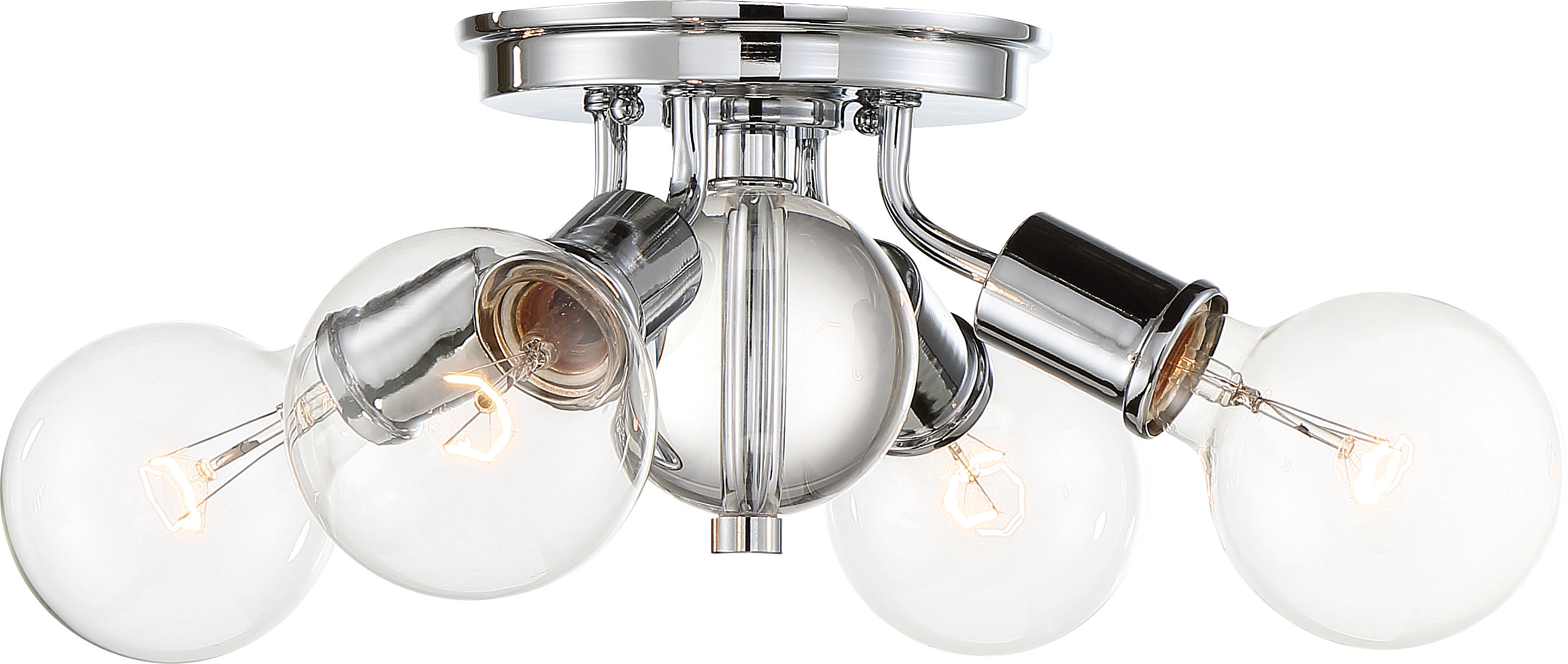 BOUNCE 4 LIGHT FLUSH MOUNT - 60-6564