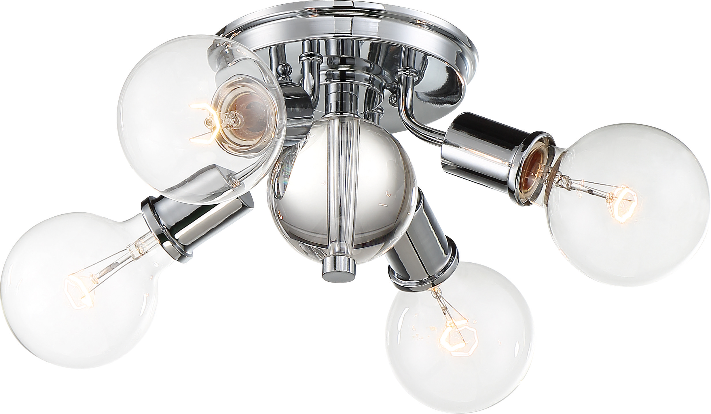 BOUNCE 4 LIGHT FLUSH MOUNT - 60-6564